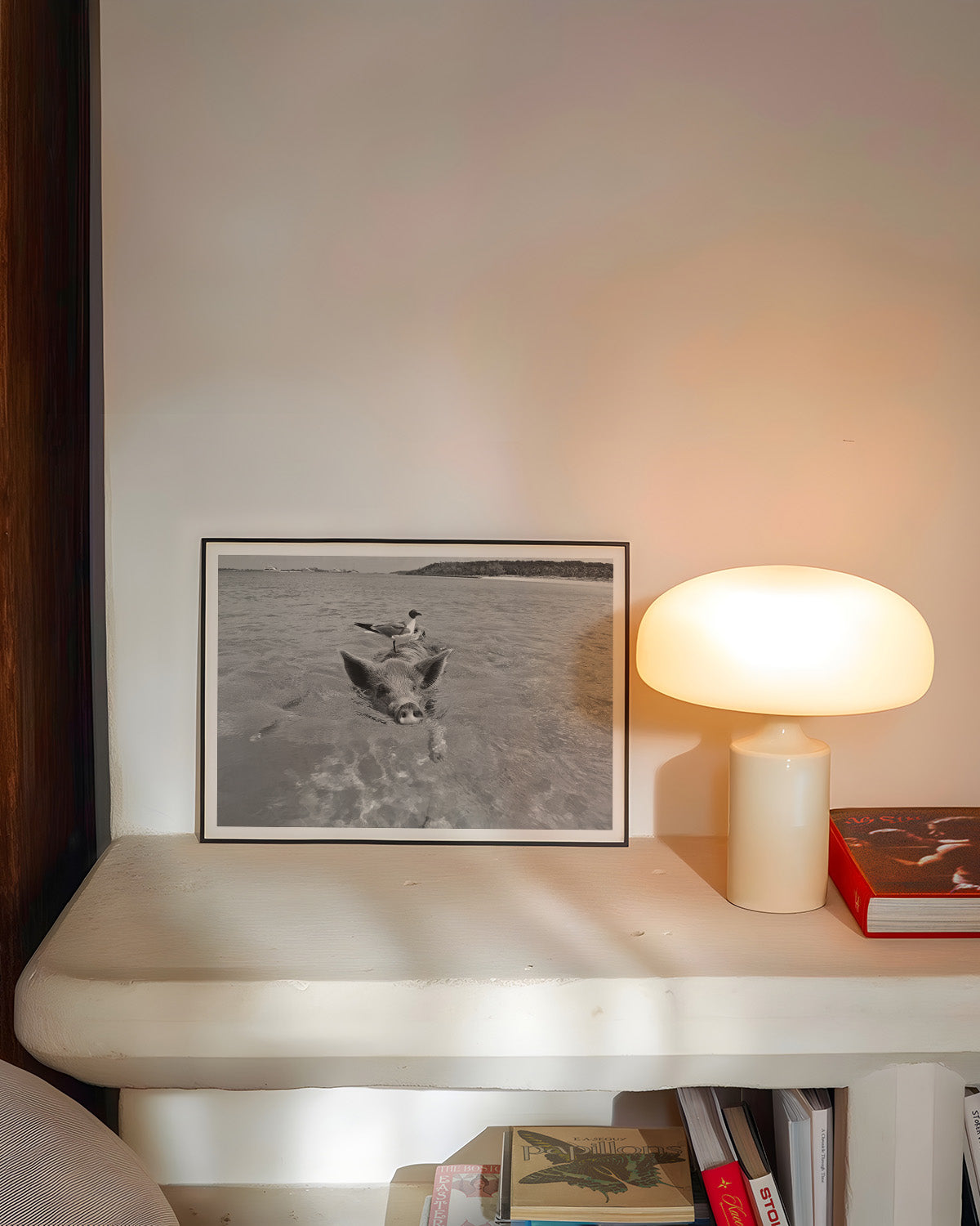 Swimming Poster – FineArt Wandbild, moderne Kunst & Fine Art Print von Spawnd, handgefertigt & Made in Germany