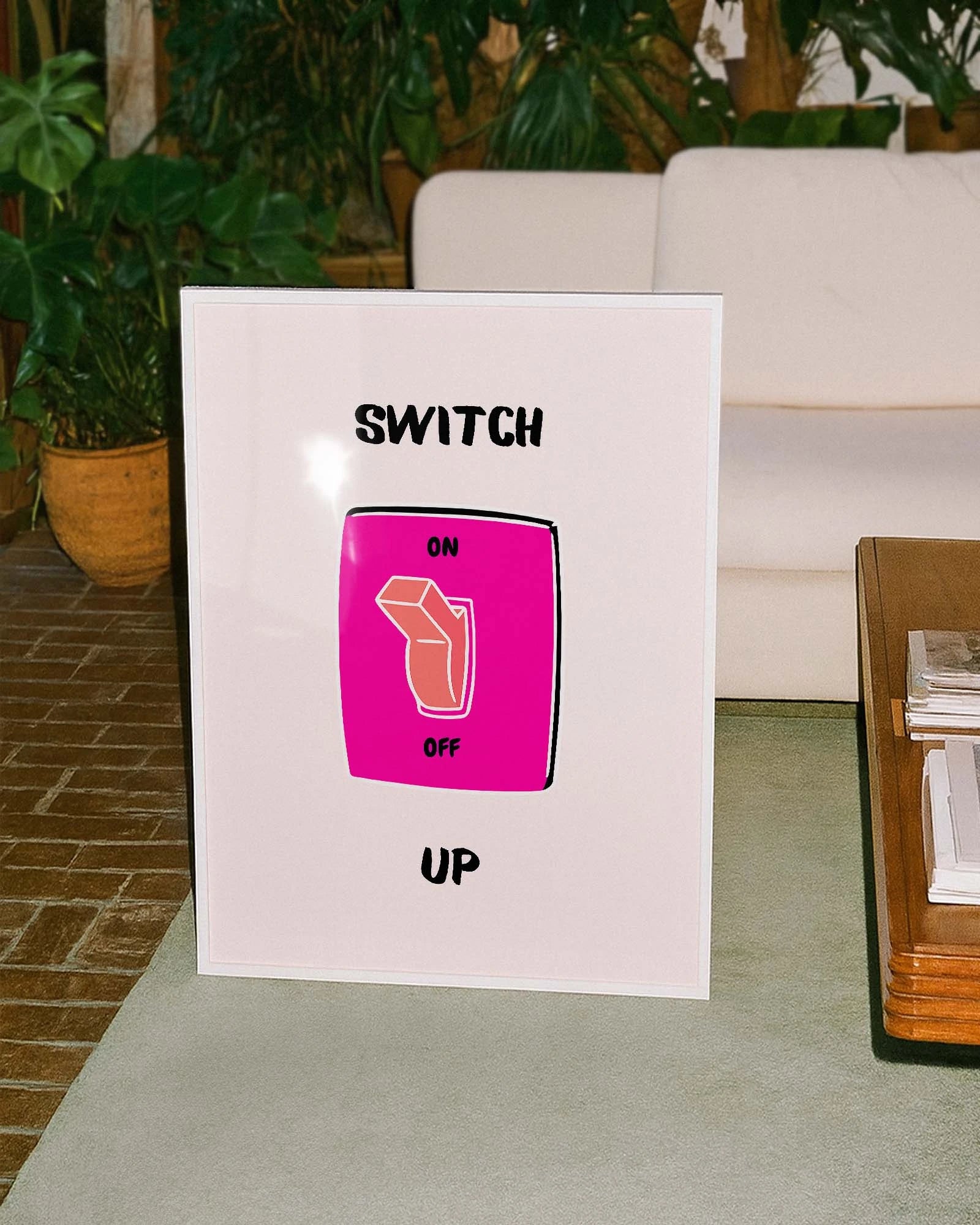 Switch Up Poster – FineArt Wandbild, moderne Kunst & Fine Art Print von Spawnd, handgefertigt & Made in Germany
