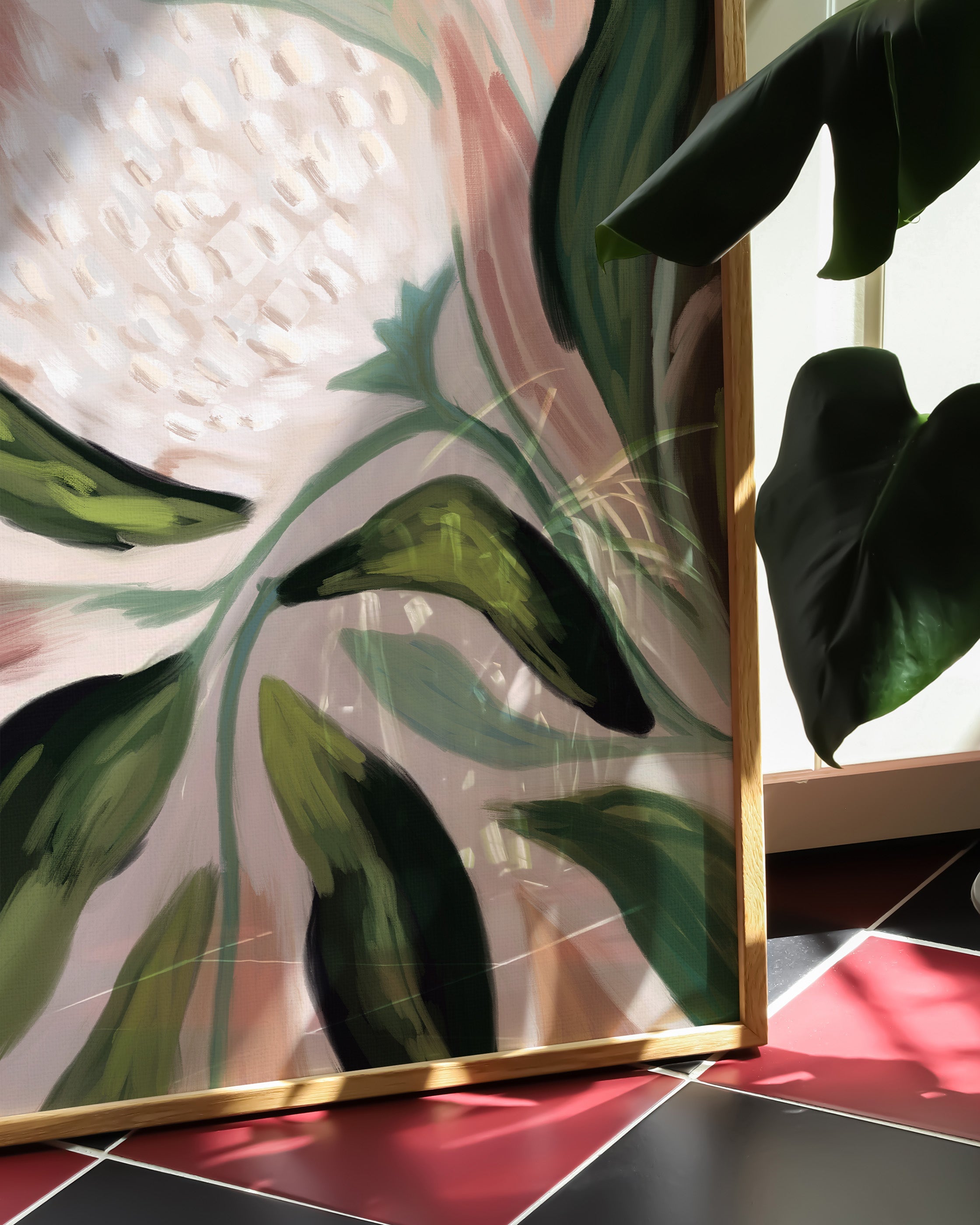 Terre d’Harmonie Poster – FineArt Wandbild, moderne Kunst & Fine Art Print von Spawnd, handgefertigt & Made in Germany