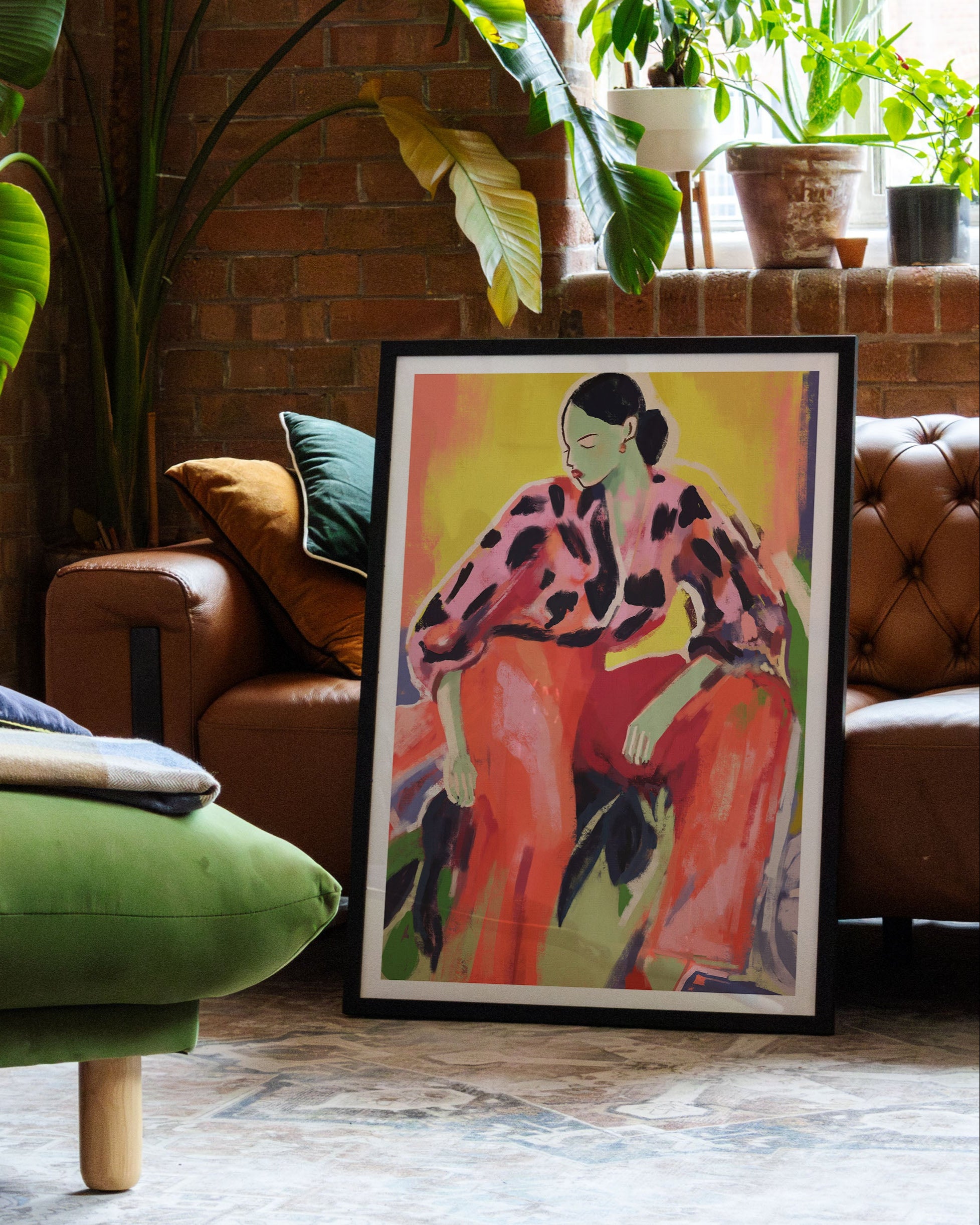 The Floor Is Thinking Poster – FineArt Wandbild, moderne Kunst & Fine Art Print von Spawnd, handgefertigt & Made in Germany