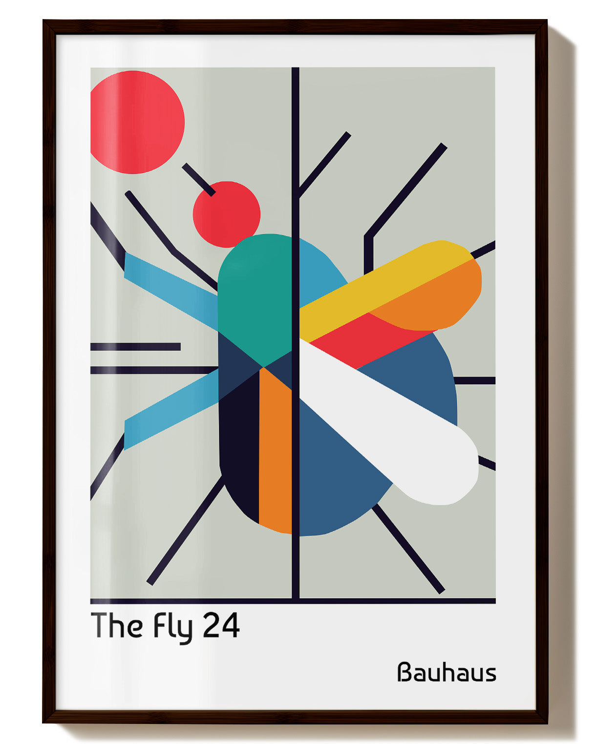The Fly Poster – FineArt Wandbild, moderne Kunst & Fine Art Print von Spawnd, handgefertigt & Made in Germany