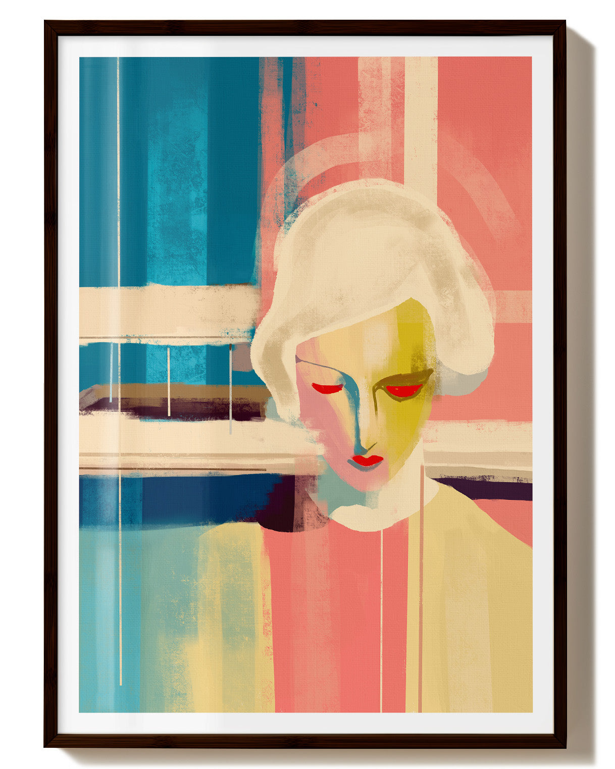 The Pool Poster – FineArt Wandbild, moderne Kunst & Fine Art Print von Spawnd, handgefertigt & Made in Germany
