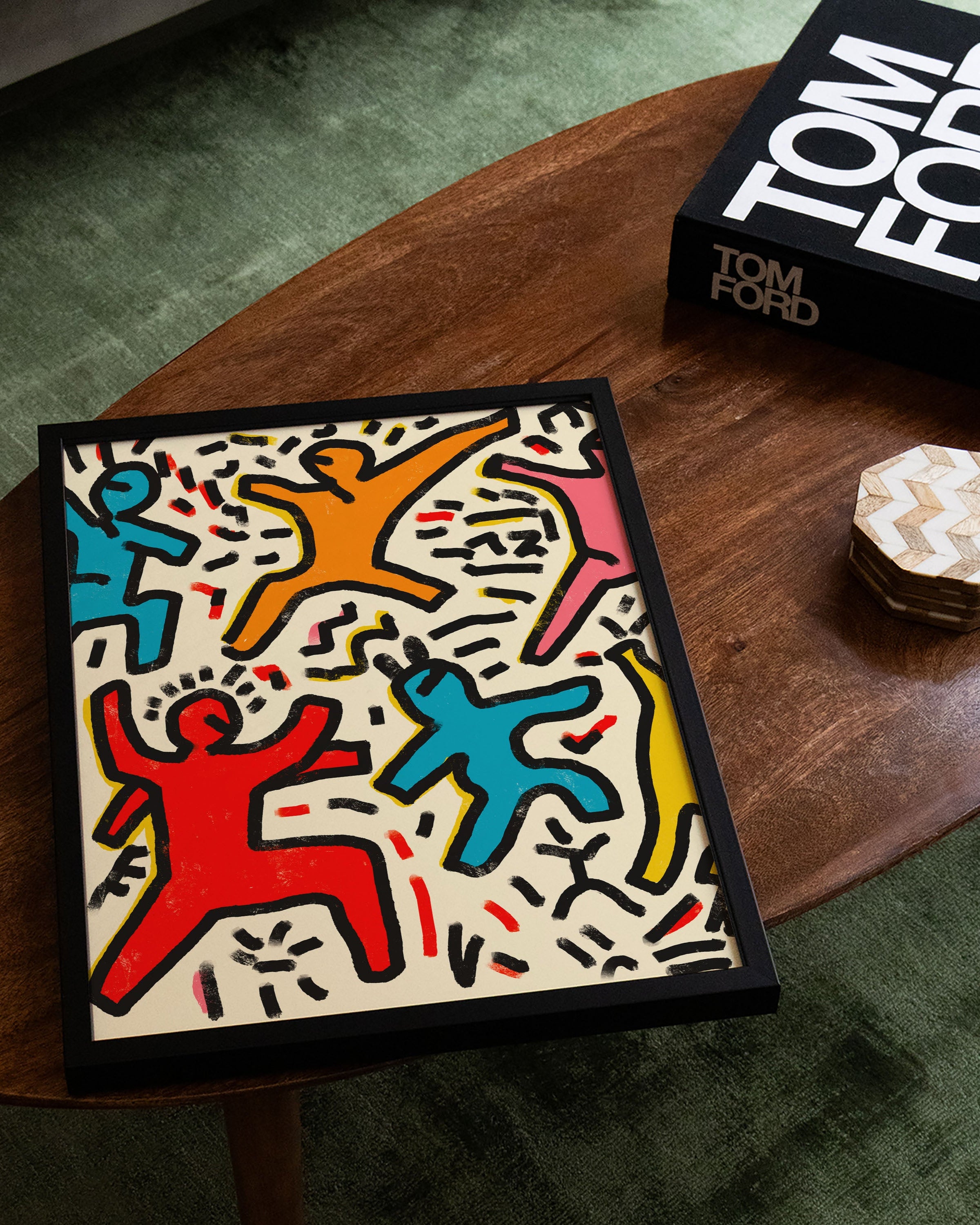 The Pulse of Being Poster – FineArt Wandbild, moderne Kunst & Fine Art Print von Spawnd, handgefertigt & Made in Germany