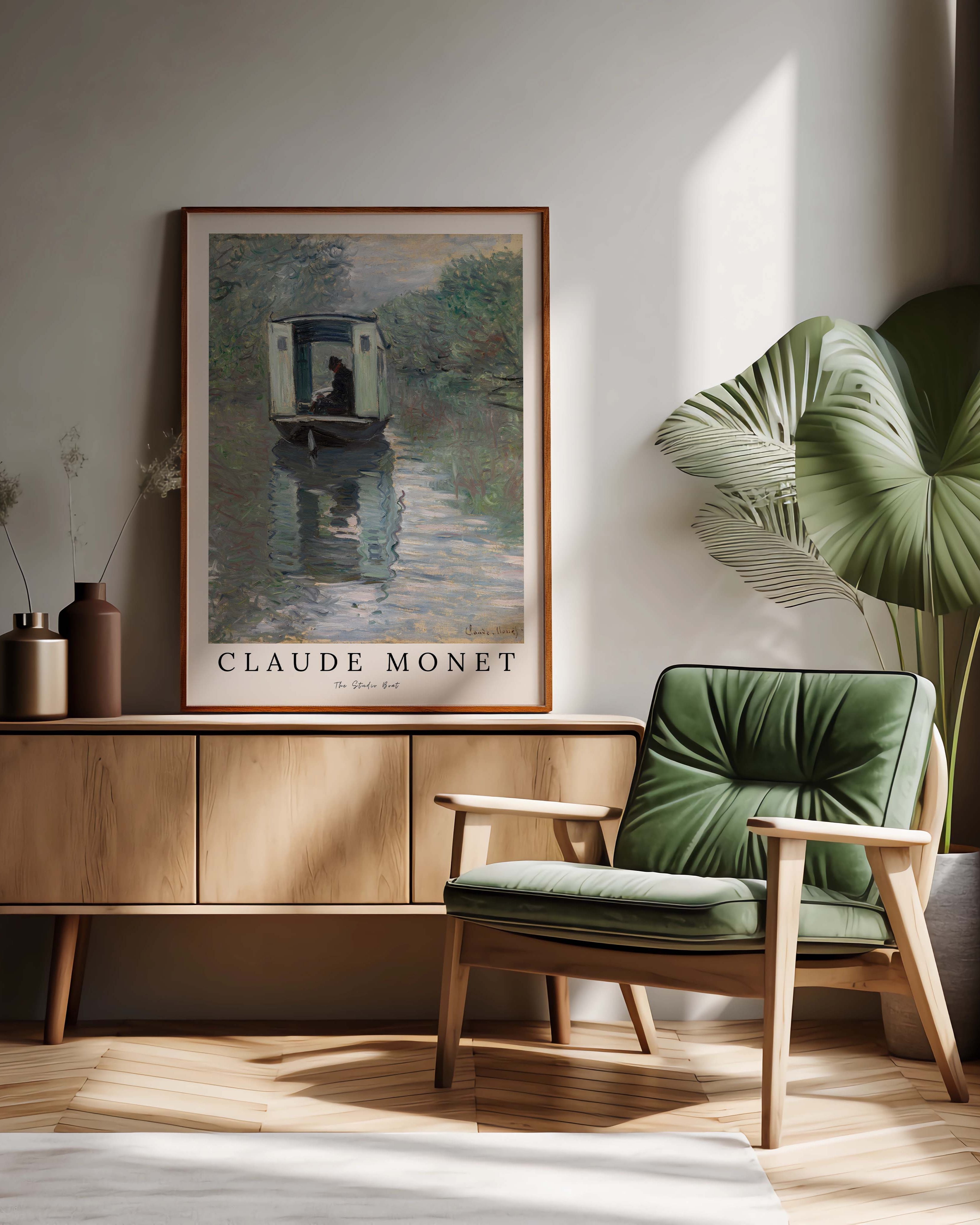 The Studio Boat Poster – FineArt Wandbild, moderne Kunst & Fine Art Print von Spawnd, handgefertigt & Made in Germany