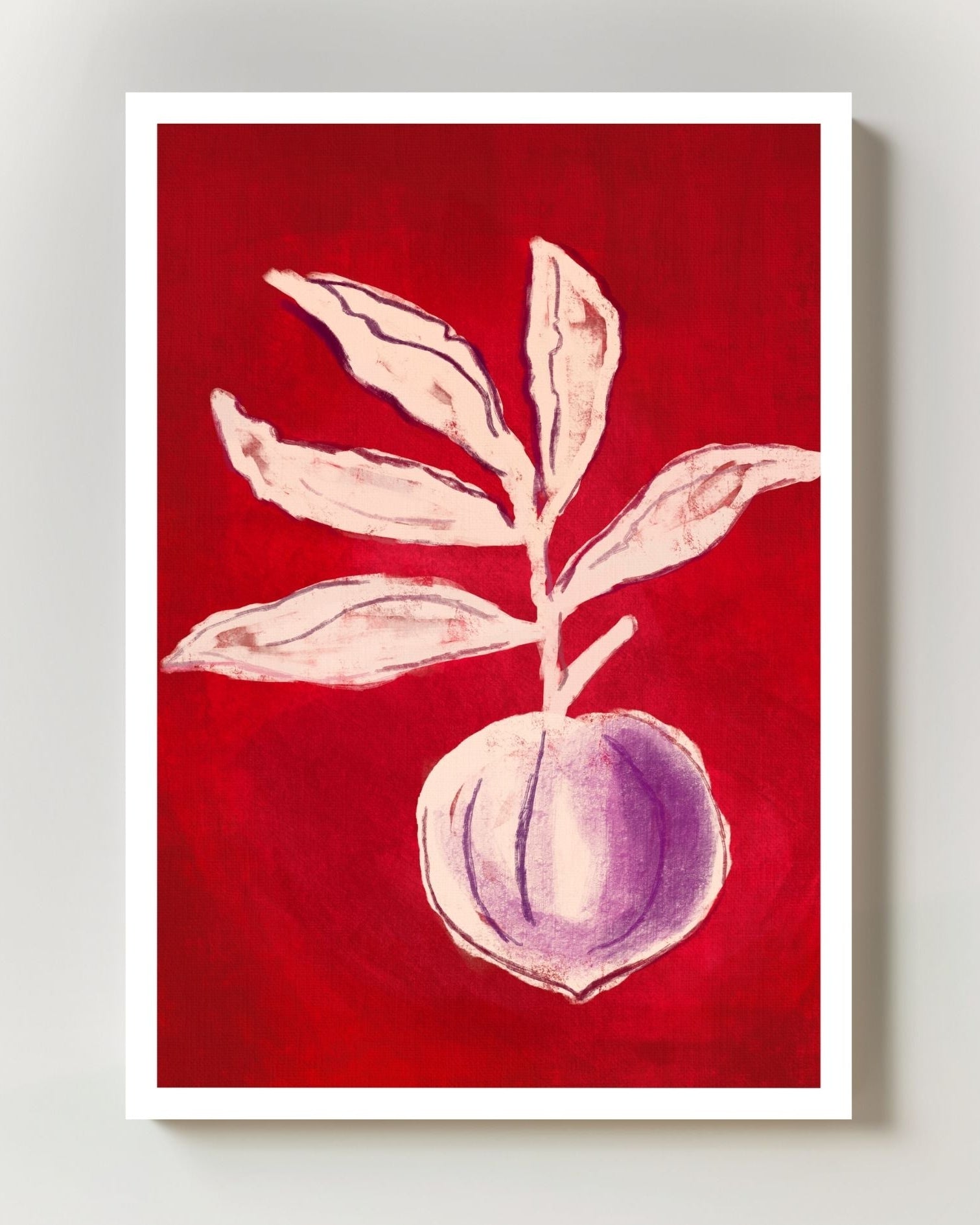 The Violet Core Poster – FineArt Wandbild, moderne Kunst & Fine Art Print von Spawnd, handgefertigt & Made in Germany