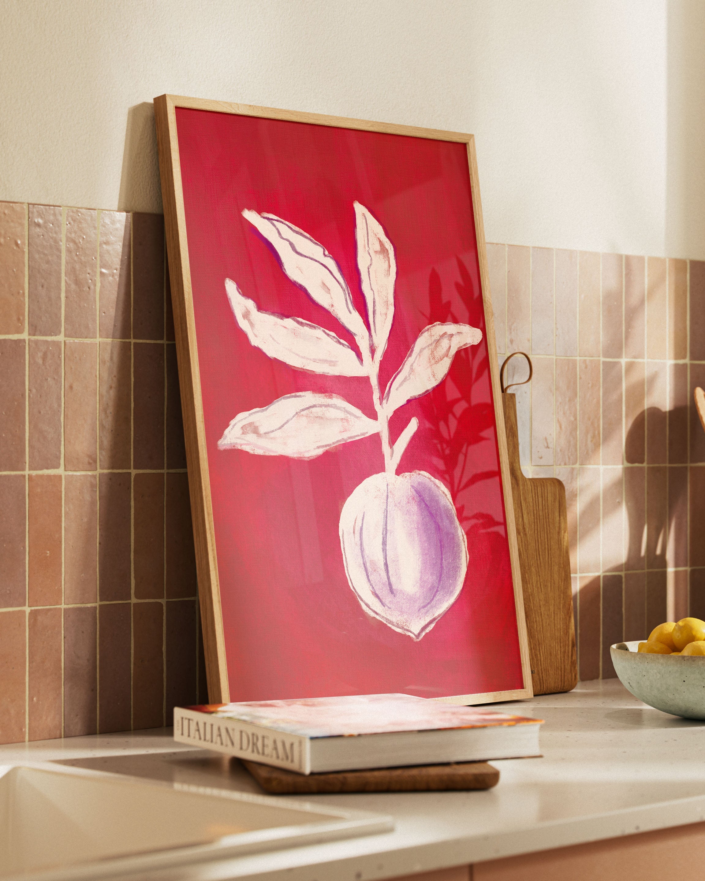 The Violet Core Poster – FineArt Wandbild, moderne Kunst & Fine Art Print von Spawnd, handgefertigt & Made in Germany