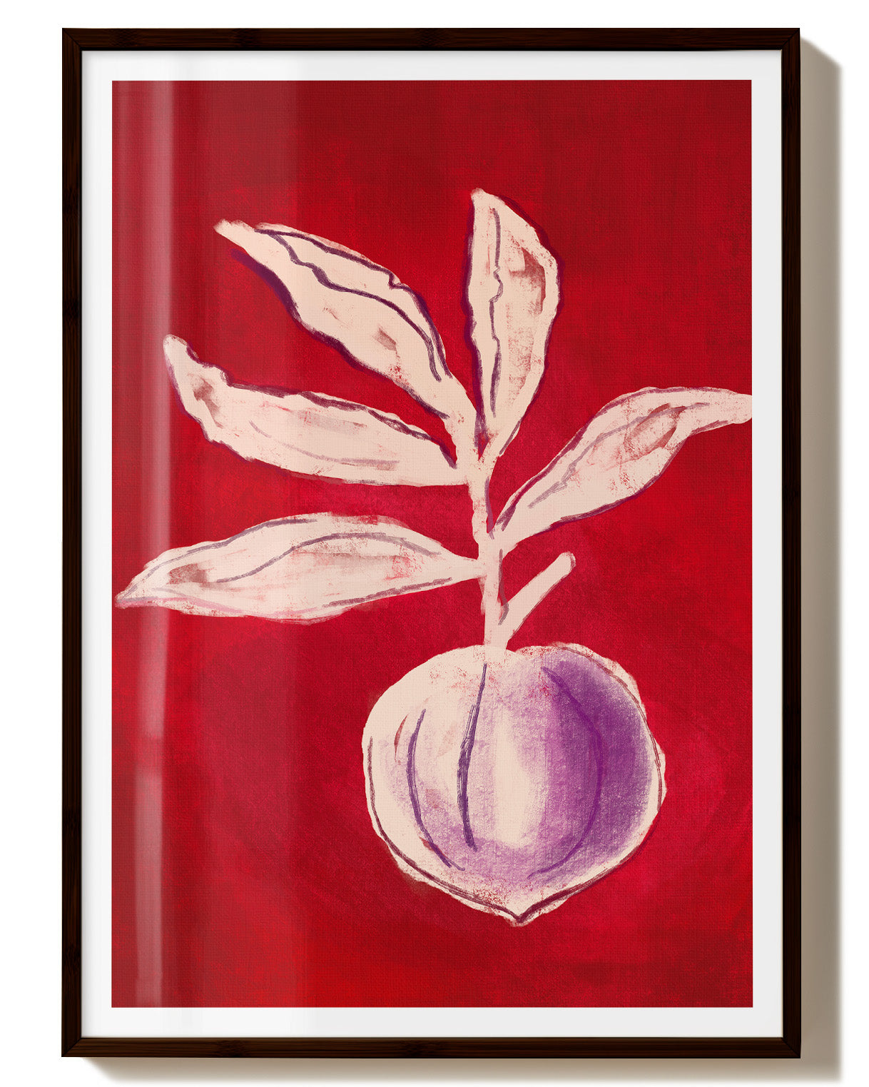 The Violet Core Poster – FineArt Wandbild, moderne Kunst & Fine Art Print von Spawnd, handgefertigt & Made in Germany