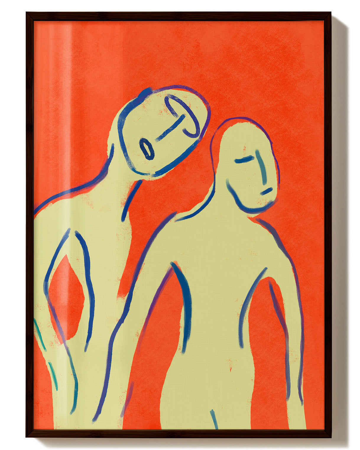 Together Poster – FineArt Wandbild, moderne Kunst & Fine Art Print von Spawnd, handgefertigt & Made in Germany