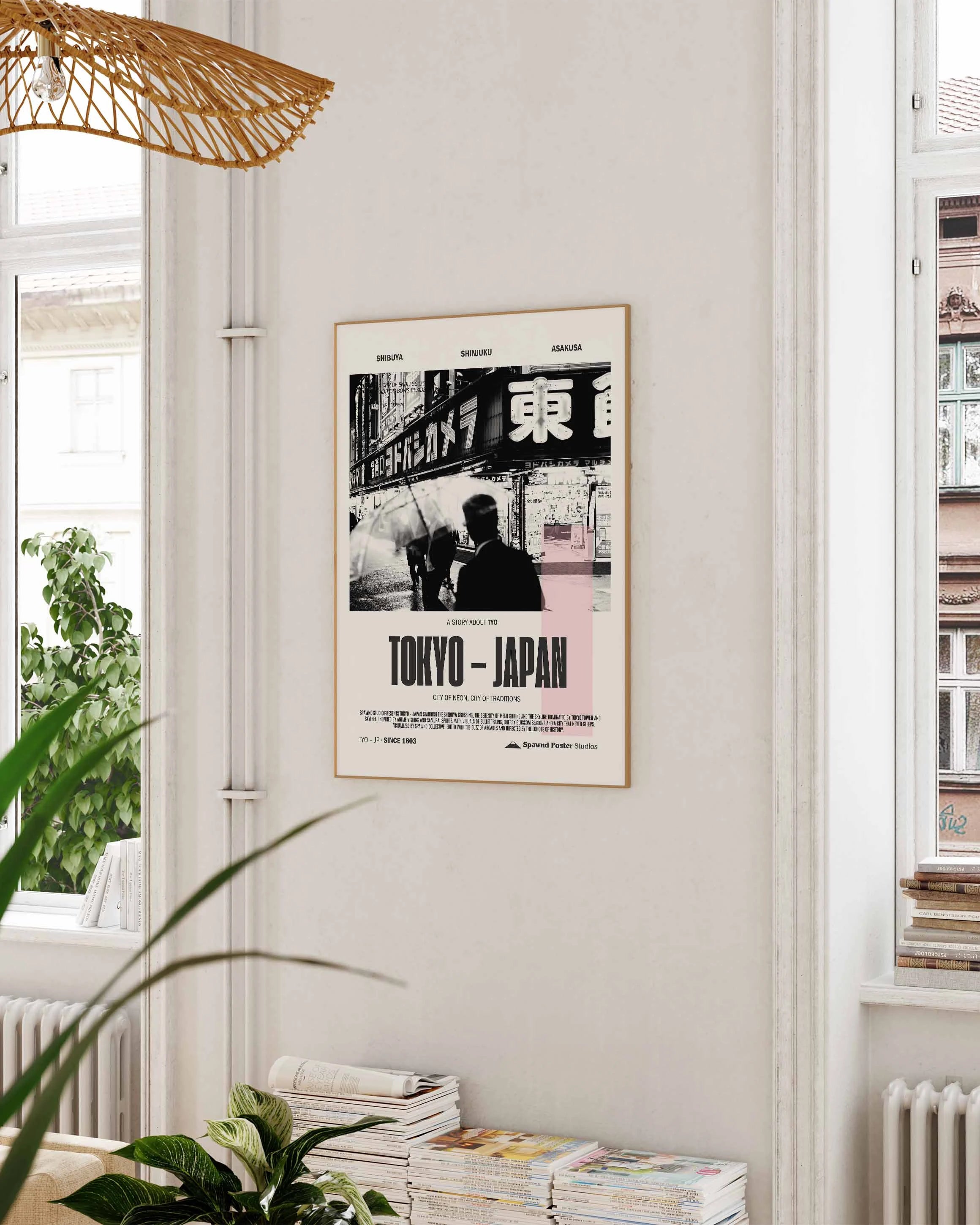 Tokyo Poster – FineArt Wandbild, moderne Kunst & Fine Art Print von Spawnd, handgefertigt & Made in Germany