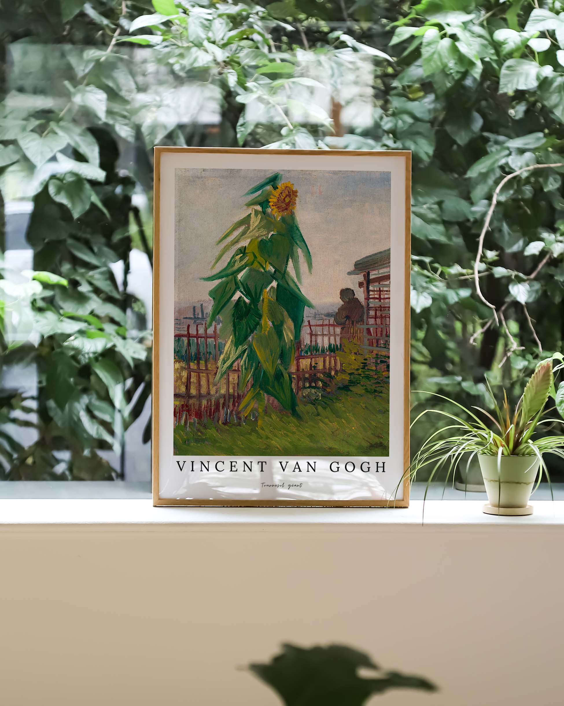 Tournesol géant Poster – FineArt Wandbild, moderne Kunst & Fine Art Print von Spawnd, handgefertigt & Made in Germany