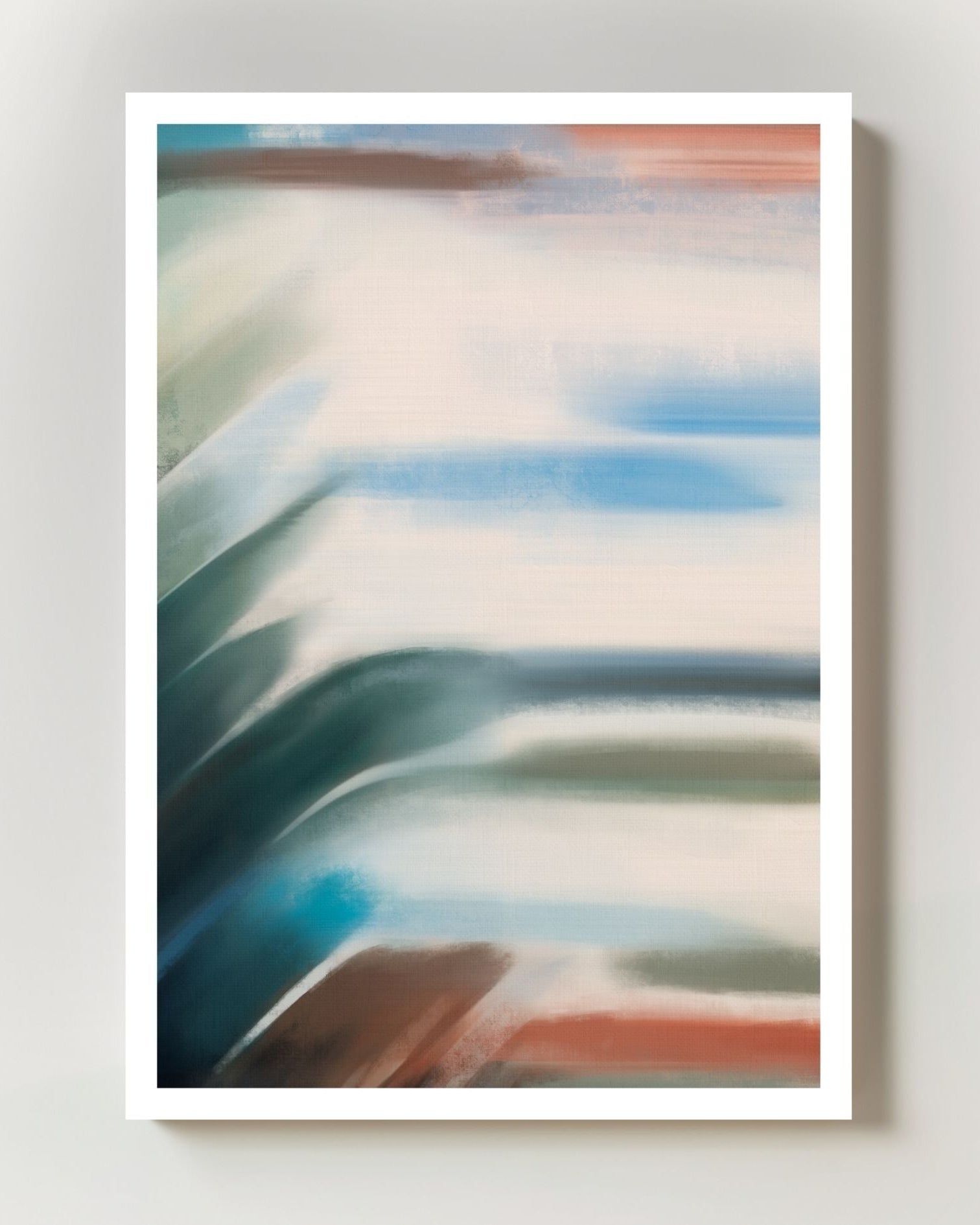 Train Poster – FineArt Wandbild, moderne Kunst & Fine Art Print von Spawnd, handgefertigt & Made in Germany