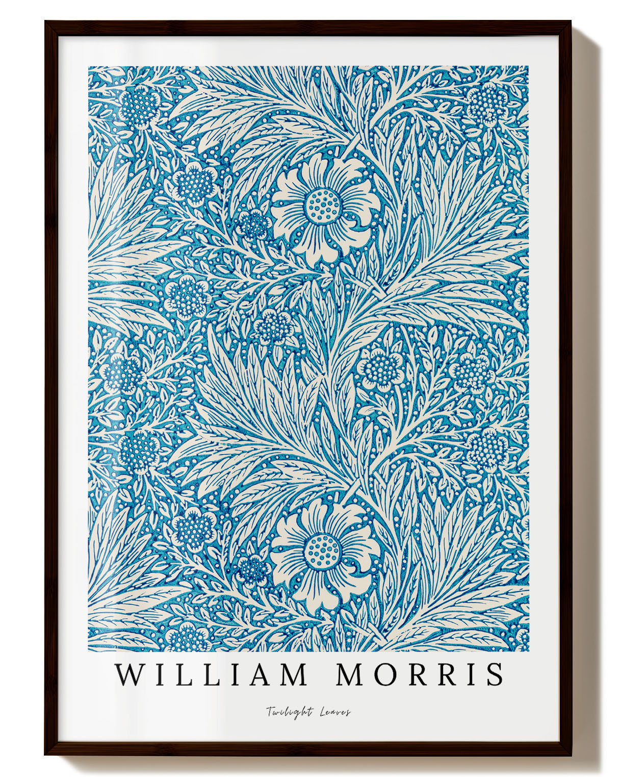 Twilight Leaves Poster – FineArt Wandbild, moderne Kunst & Fine Art Print von Spawnd, handgefertigt & Made in Germany