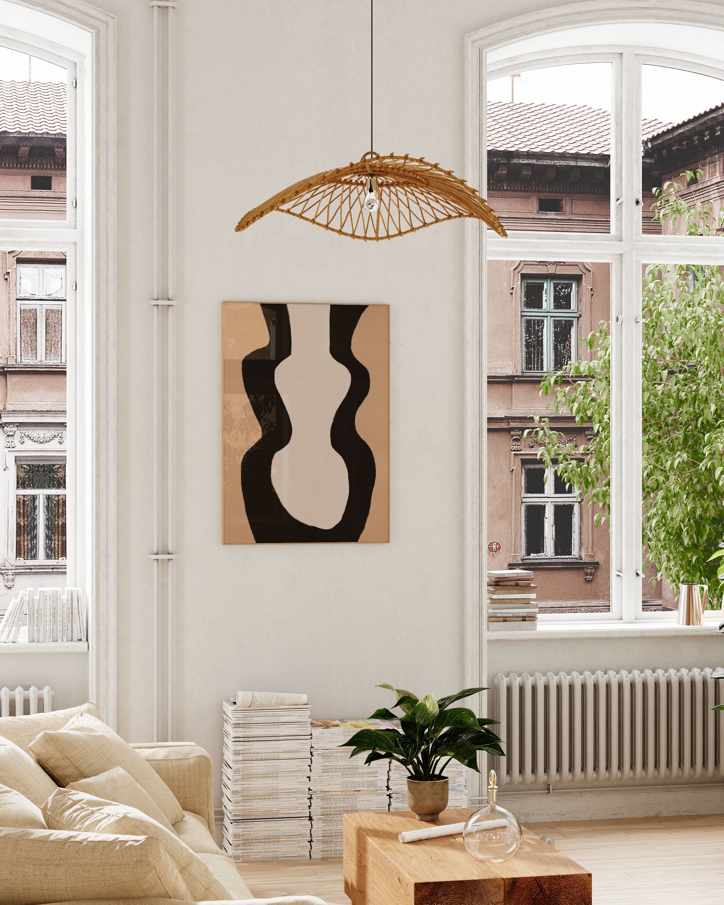 Silhuett Poster – FineArt Wandbild, moderne Kunst & Fine Art Print von Spawnd, handgefertigt & Made in Germany