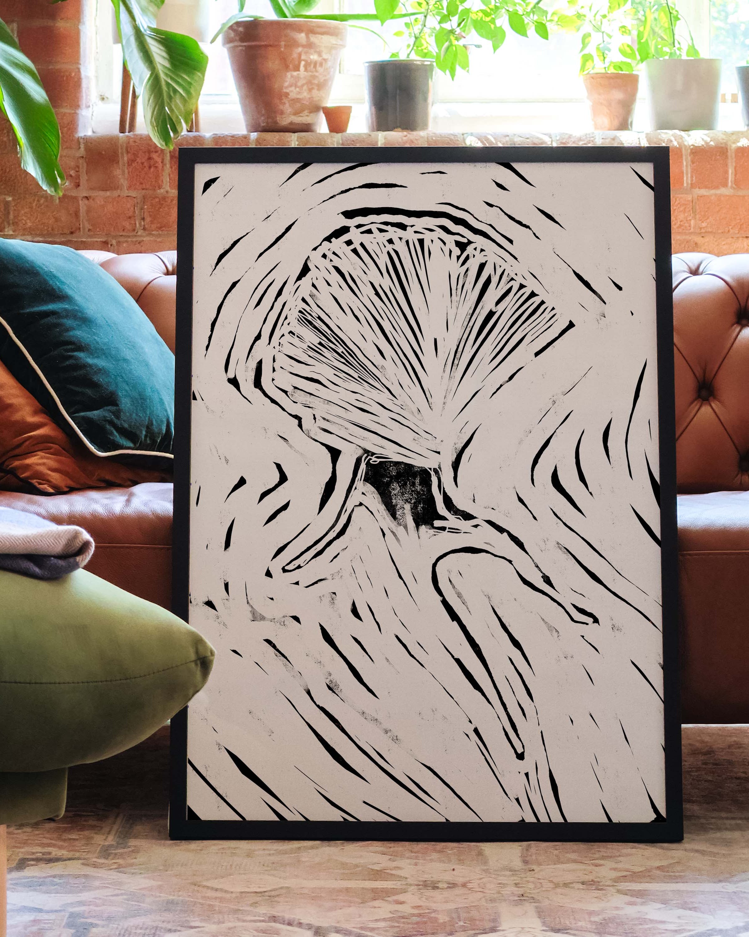 Umbrella Poster im Wohnzimmer – Fine Art Print – Spawnd