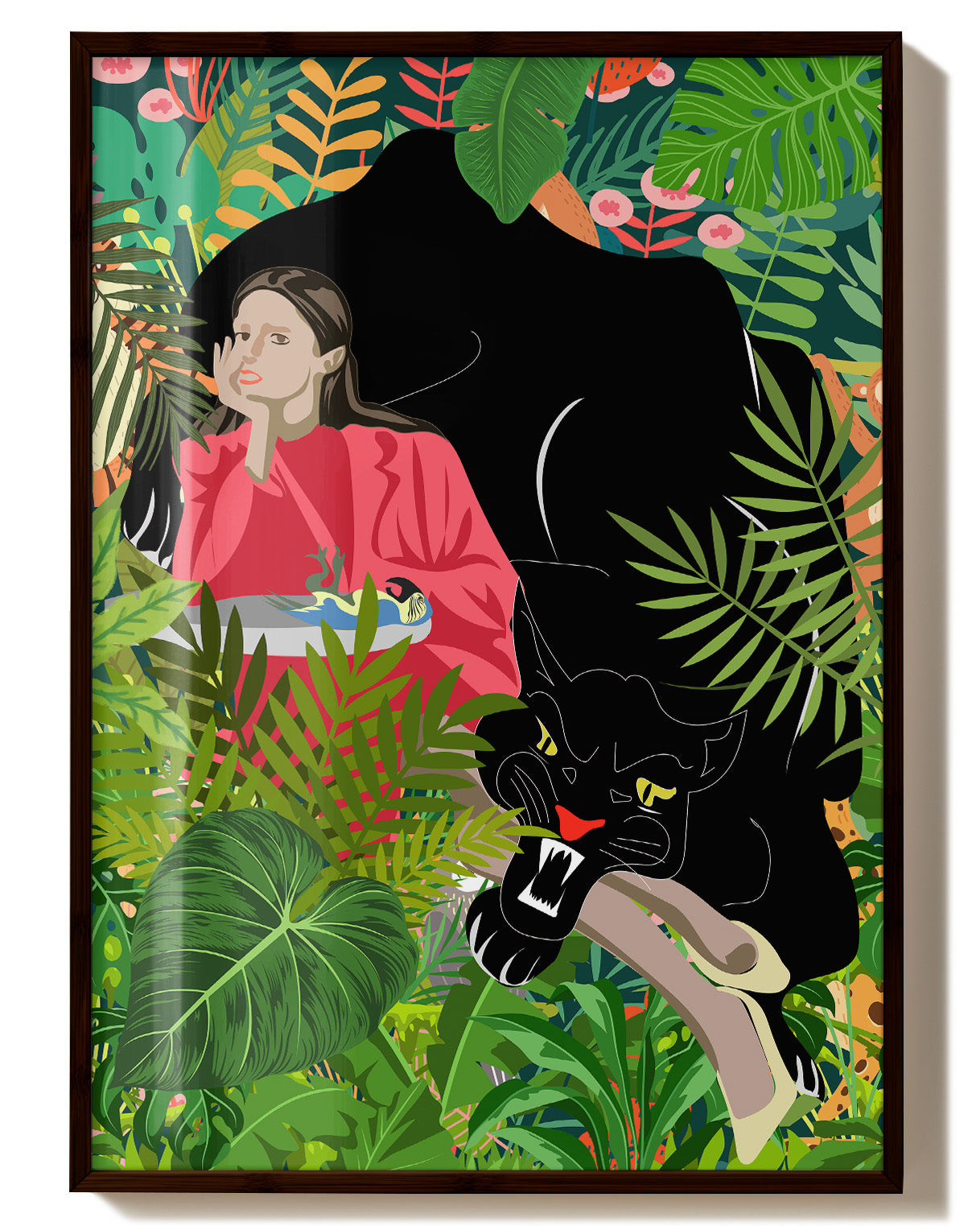 Urban Jungle Poster – FineArt Wandbild, moderne Kunst & Fine Art Print von Spawnd, handgefertigt & Made in Germany