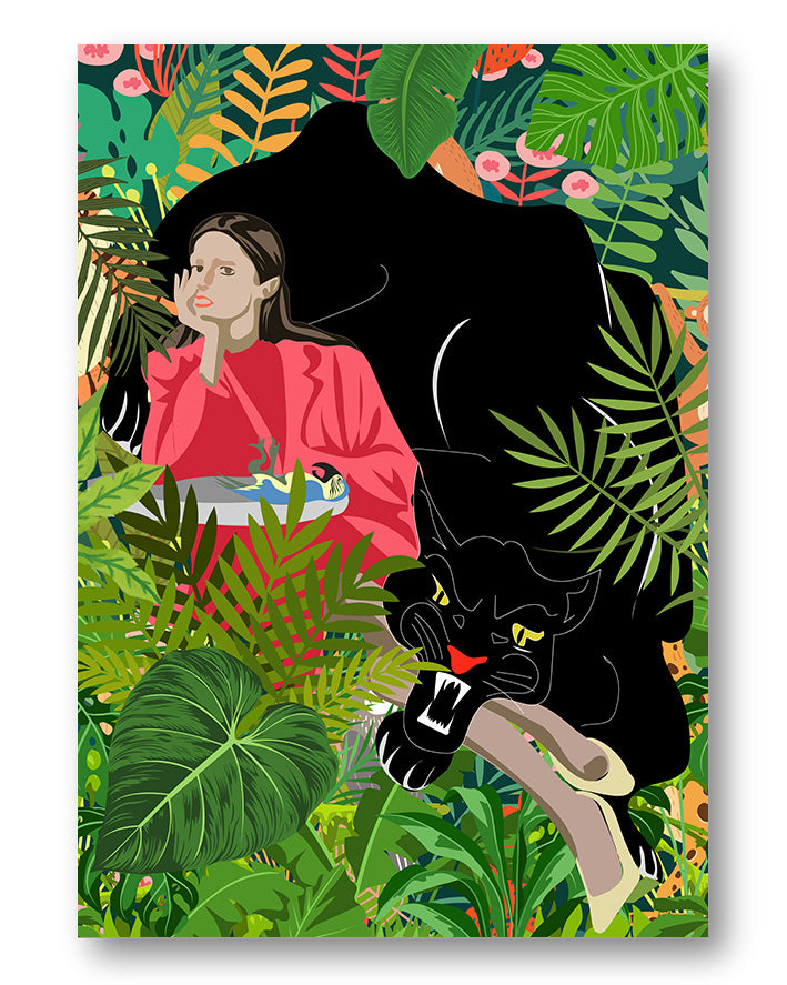 Urban Jungle Poster – FineArt Wandbild, moderne Kunst & Fine Art Print von Spawnd, handgefertigt & Made in Germany