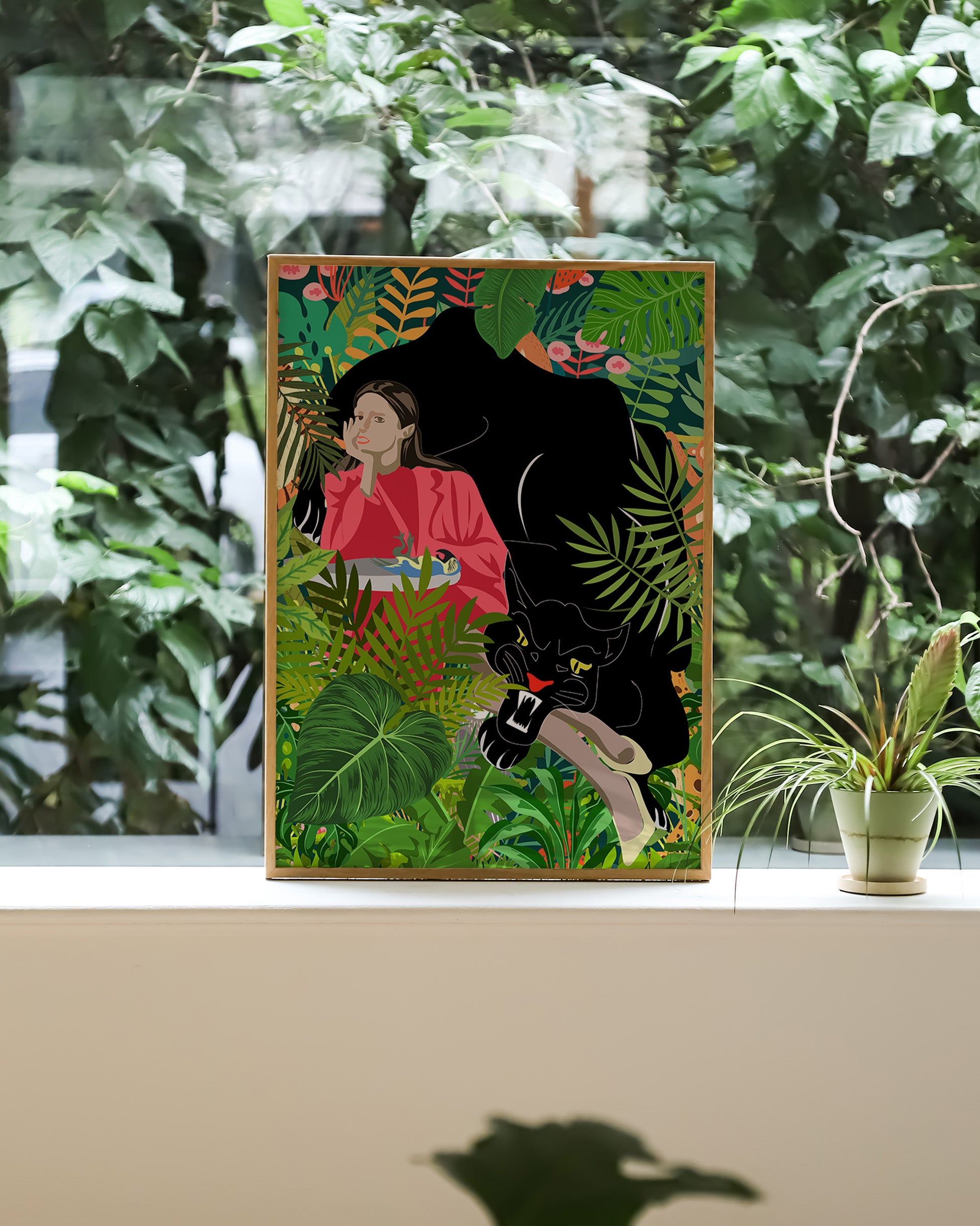 Urban Jungle Poster – FineArt Wandbild, moderne Kunst & Fine Art Print von Spawnd, handgefertigt & Made in Germany