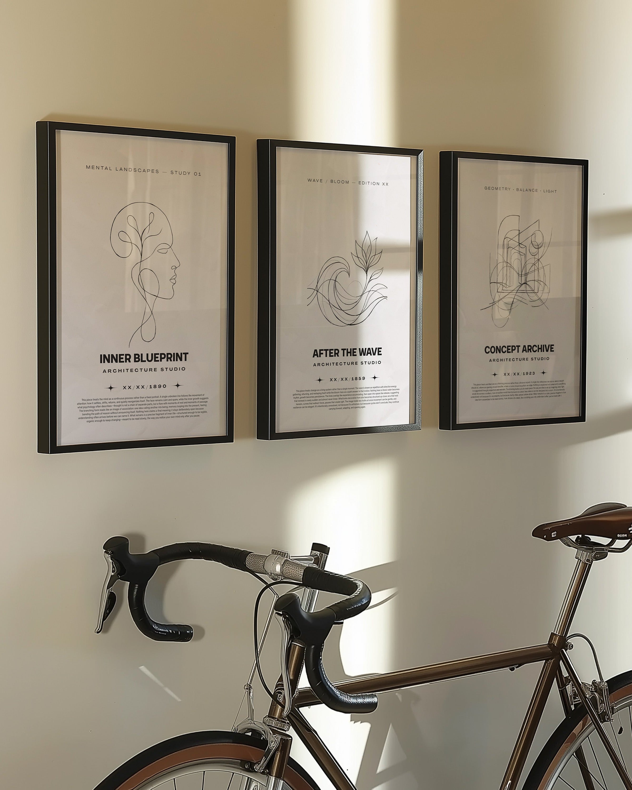 Welle Skizze Dekorationsposter – After the Wave