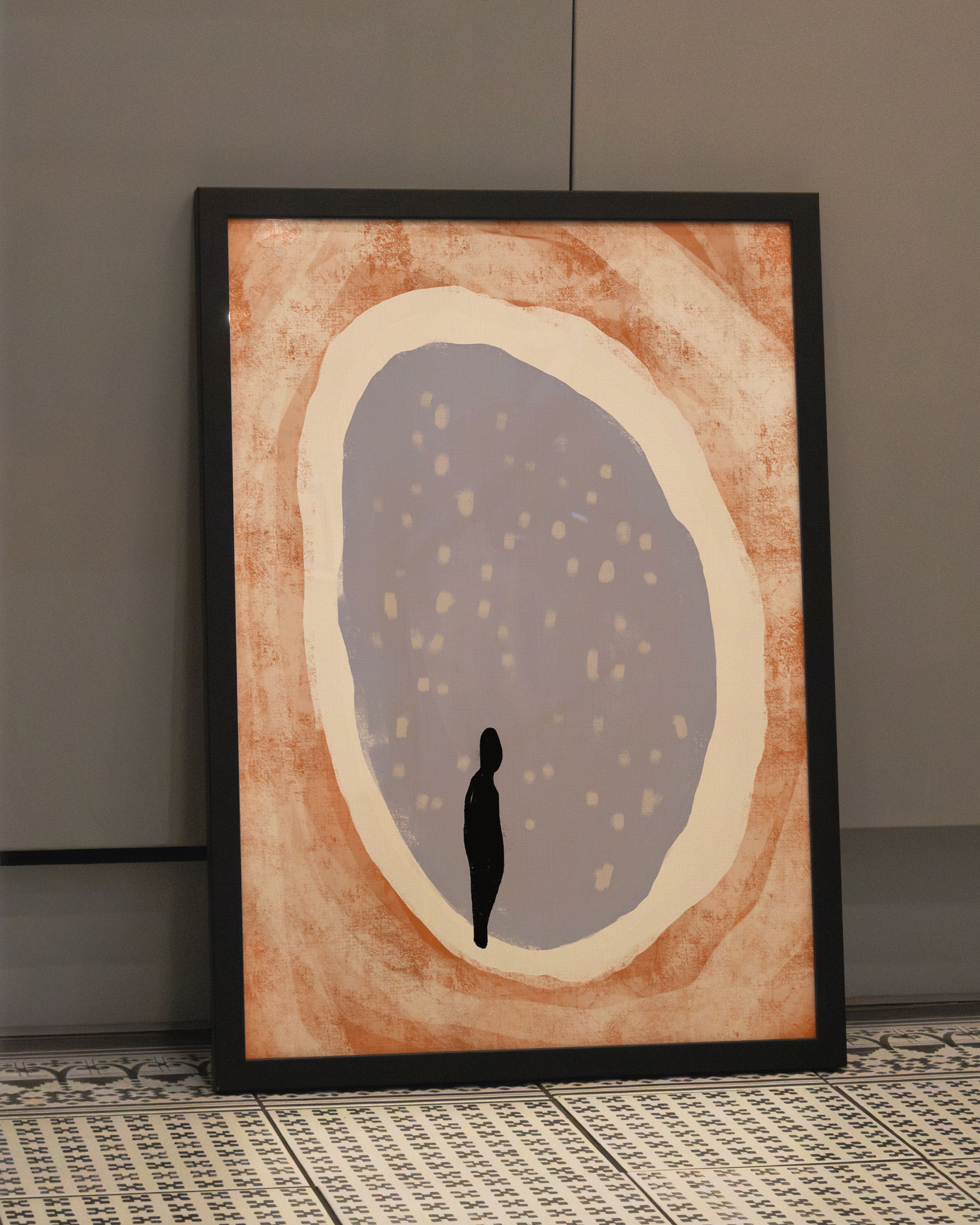 Orbit of Thought Poster – FineArt Wandbild, moderne Kunst & Fine Art Print von Spawnd, handgefertigt & Made in Germany