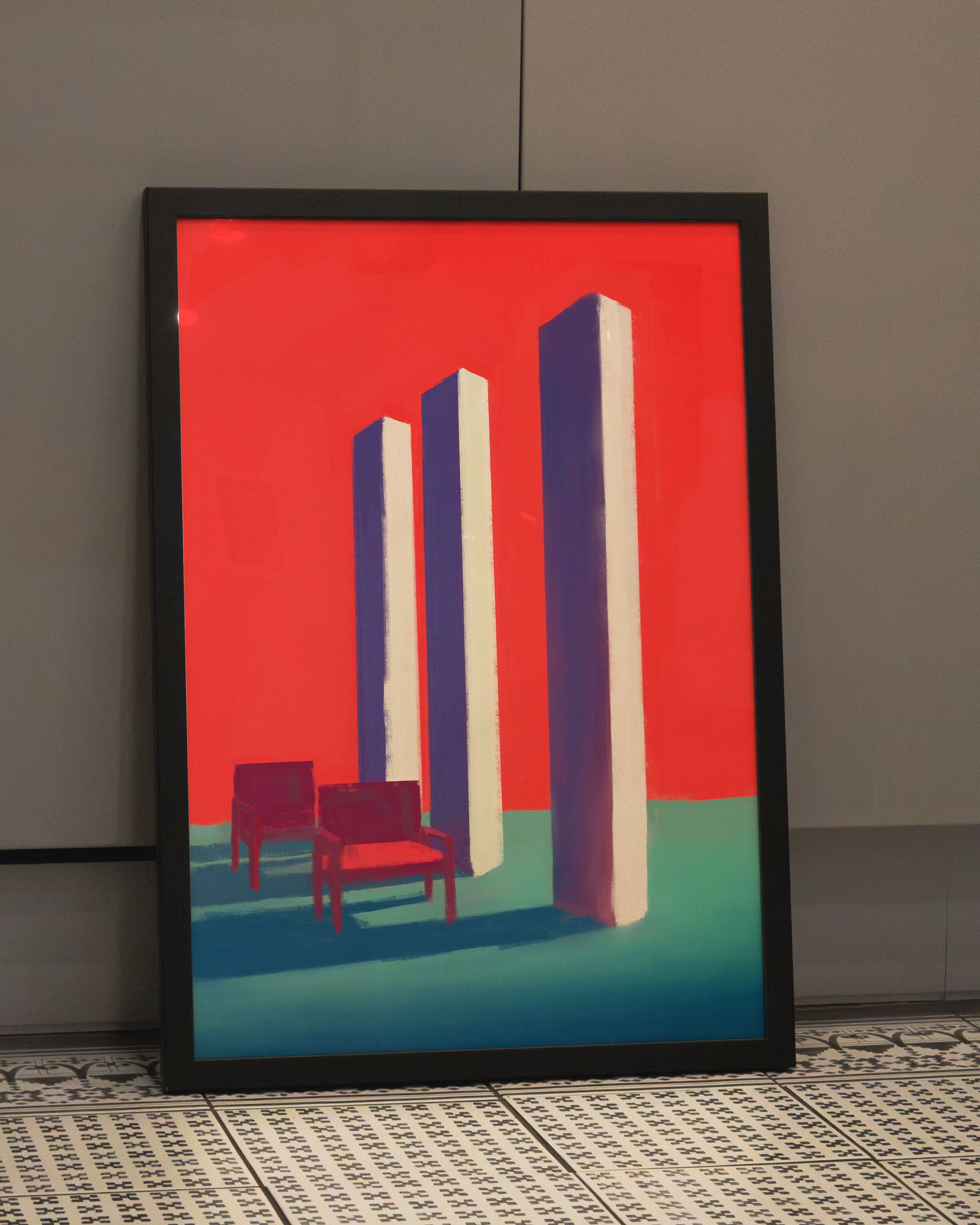 No One Came Poster – FineArt Wandbild, moderne Kunst & Fine Art Print von Spawnd, handgefertigt & Made in Germany