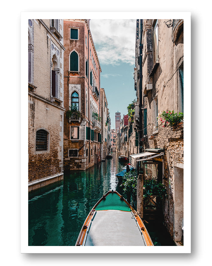 Venice Poster – FineArt Wandbild, moderne Kunst & Fine Art Print von Spawnd, handgefertigt & Made in Germany