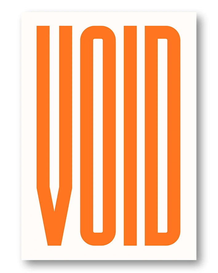 Void Poster – FineArt Wandbild, moderne Kunst & Fine Art Print von Spawnd, handgefertigt & Made in Germany