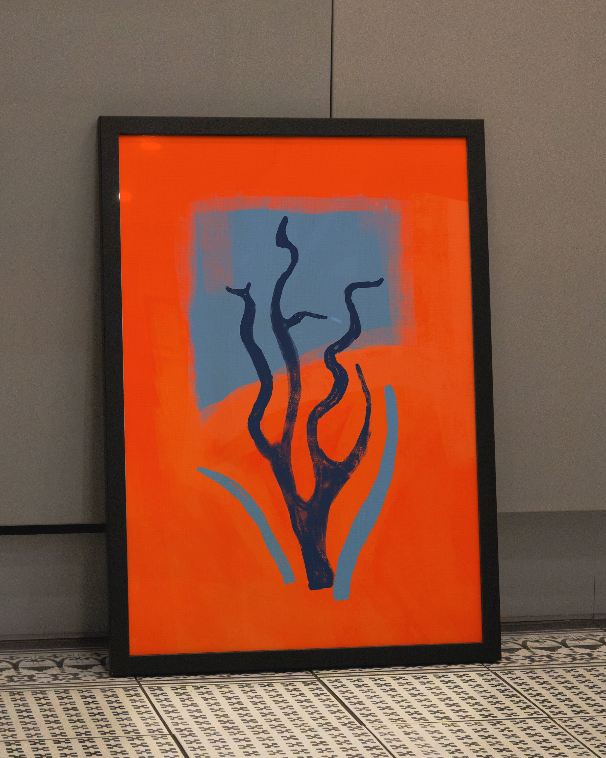 Signal Root Poster – FineArt Wandbild, moderne Kunst & Fine Art Print von Spawnd, handgefertigt & Made in Germany