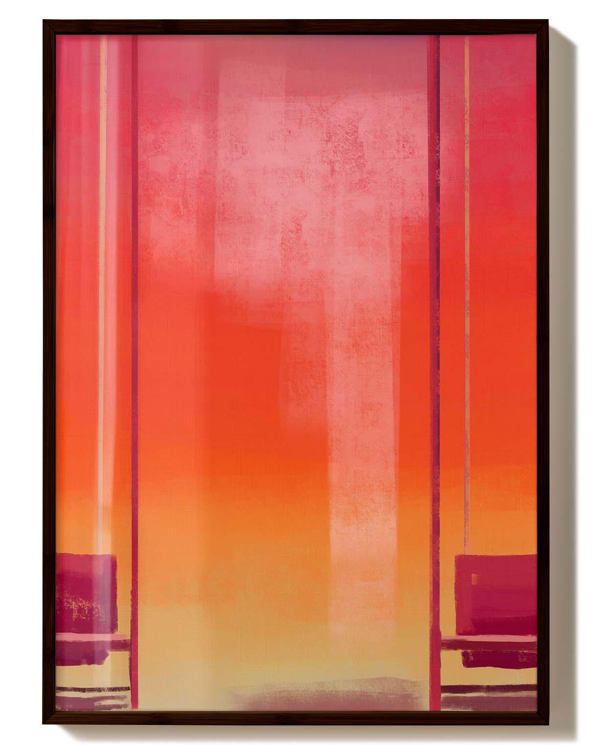 Waiting | Abstraktes Architektur-Poster Poster – FineArt Wandbild, moderne Kunst & Fine Art Print von Spawnd, handgefertigt & Made in Germany