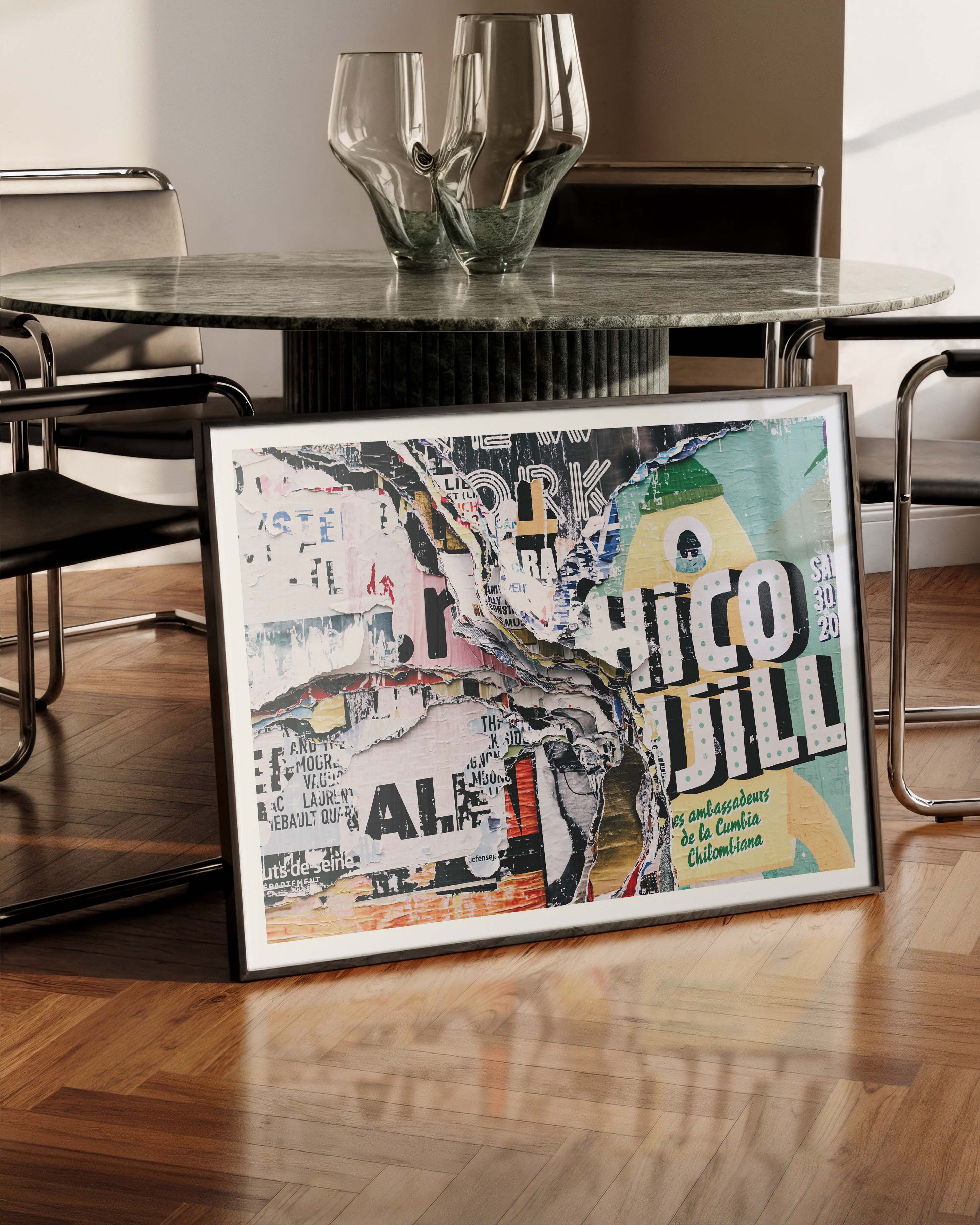 Wall in reykjavik Poster – FineArt Wandbild, moderne Kunst & Fine Art Print von Spawnd, handgefertigt & Made in Germany