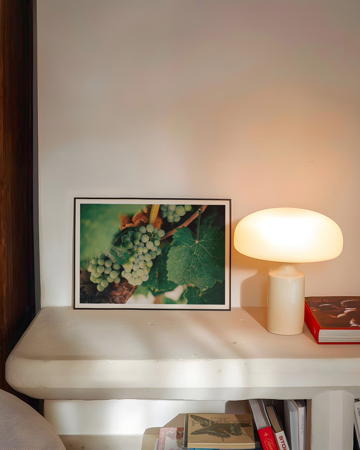 Weinrebe Poster – FineArt Wandbild, moderne Kunst & Fine Art Print von Spawnd, handgefertigt & Made in Germany