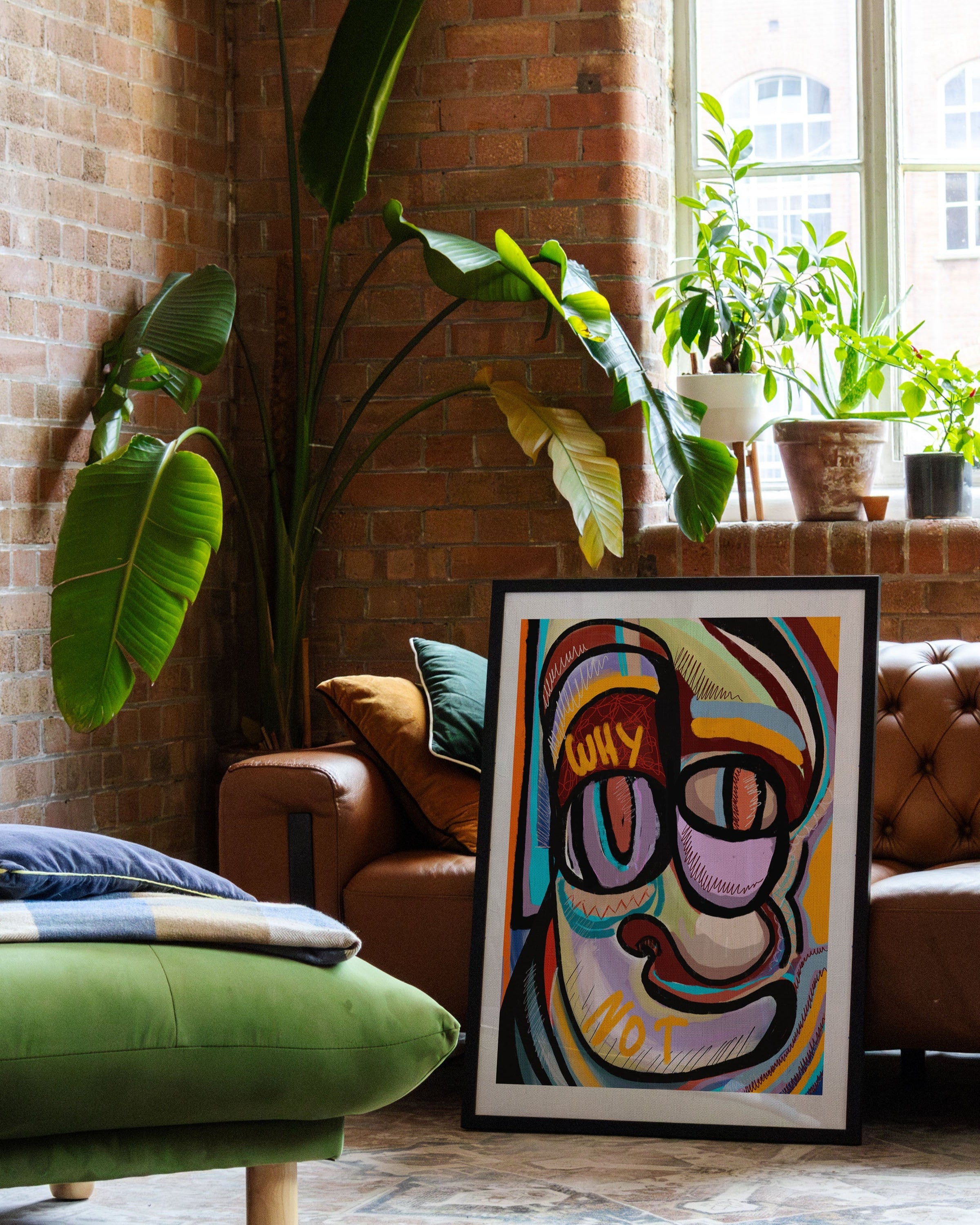 Why not Poster – FineArt Wandbild, moderne Kunst & Fine Art Print von Spawnd, handgefertigt & Made in Germany