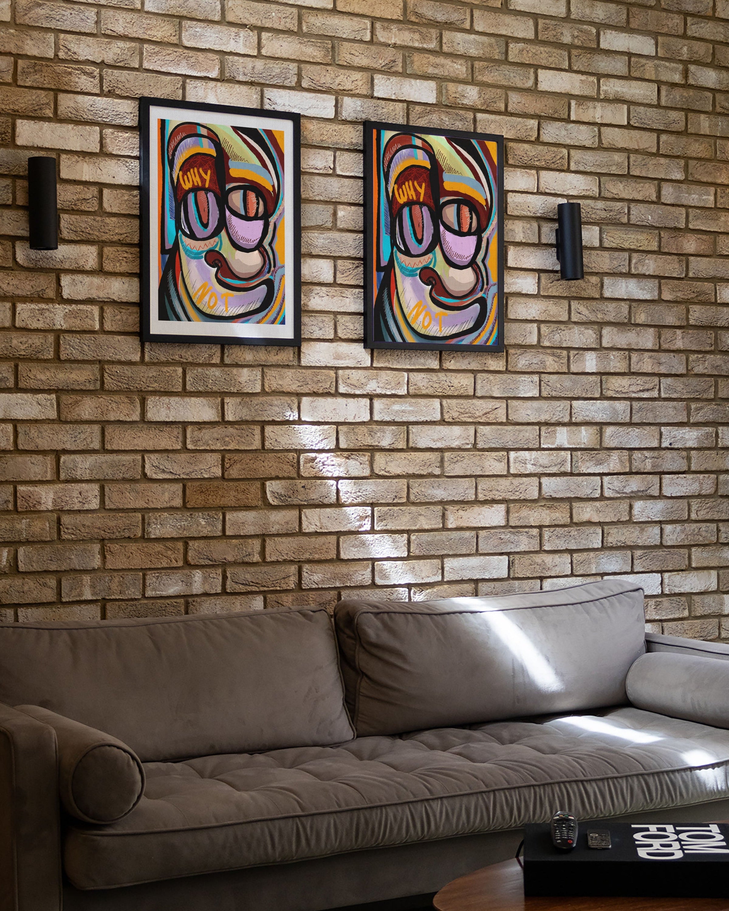 Why not Poster – FineArt Wandbild, moderne Kunst & Fine Art Print von Spawnd, handgefertigt & Made in Germany