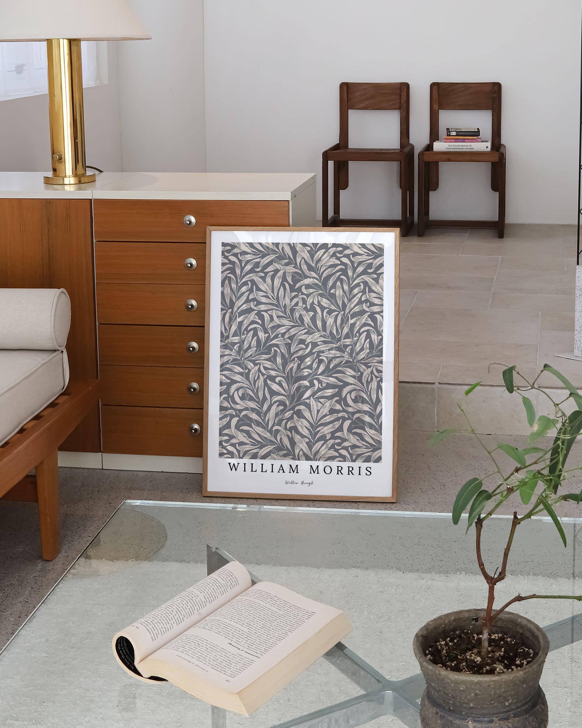 Willow Bough V4 Poster – FineArt Wandbild, moderne Kunst & Fine Art Print von Spawnd, handgefertigt & Made in Germany