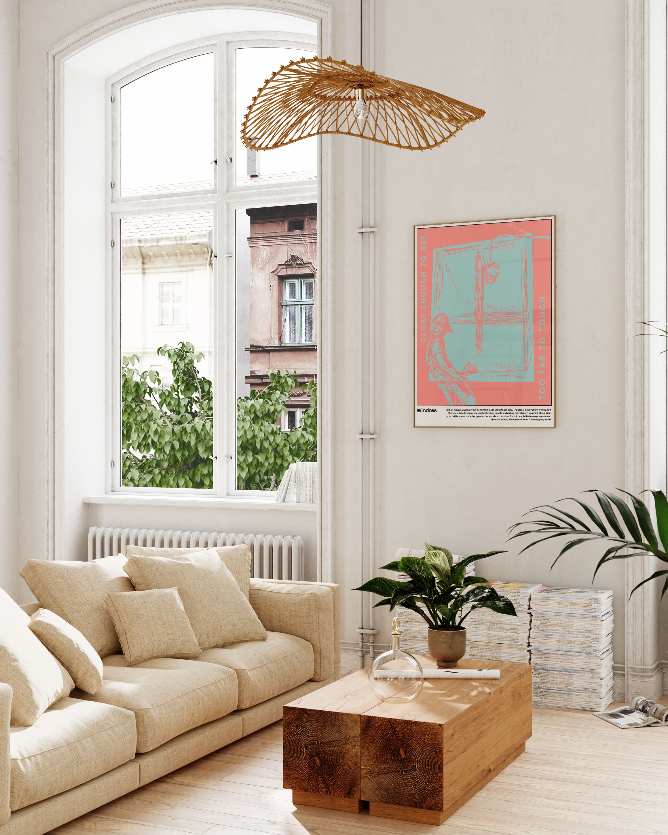 Window Poster – FineArt Wandbild, moderne Kunst & Fine Art Print von Spawnd, handgefertigt & Made in Germany