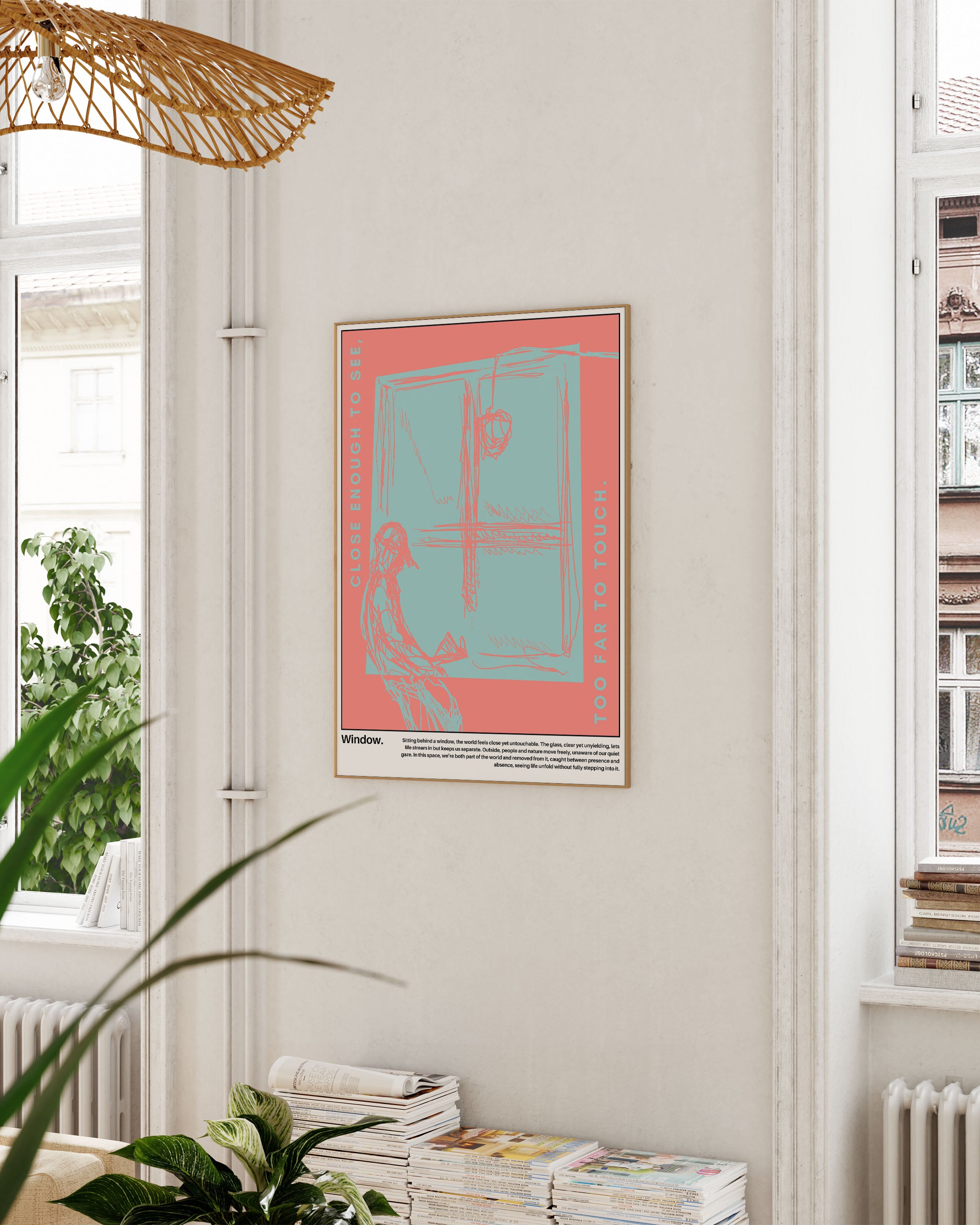 Window Poster – FineArt Wandbild, moderne Kunst & Fine Art Print von Spawnd, handgefertigt & Made in Germany