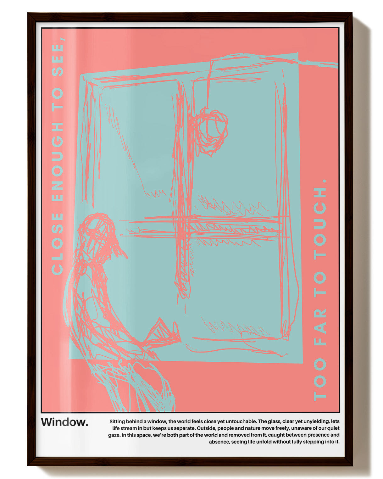 Window Poster – FineArt Wandbild, moderne Kunst & Fine Art Print von Spawnd, handgefertigt & Made in Germany