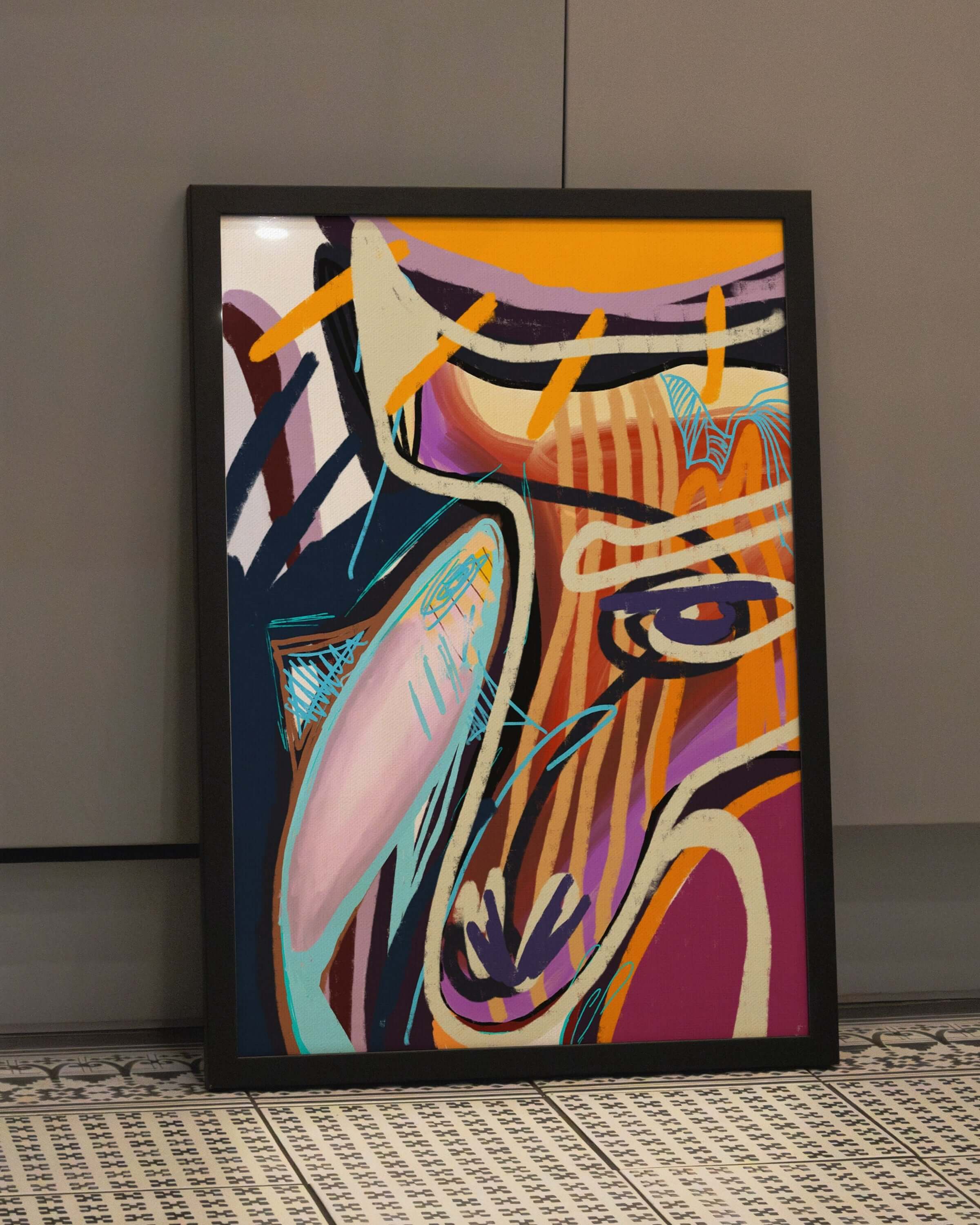 Zodiac Tides Poster – FineArt Wandbild, moderne Kunst & Fine Art Print von Spawnd, handgefertigt & Made in Germany