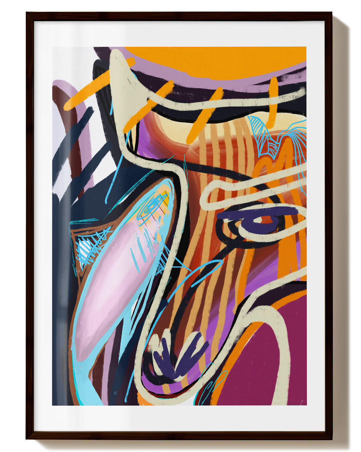Zodiac Tides Poster – FineArt Wandbild, moderne Kunst & Fine Art Print von Spawnd, handgefertigt & Made in Germany
