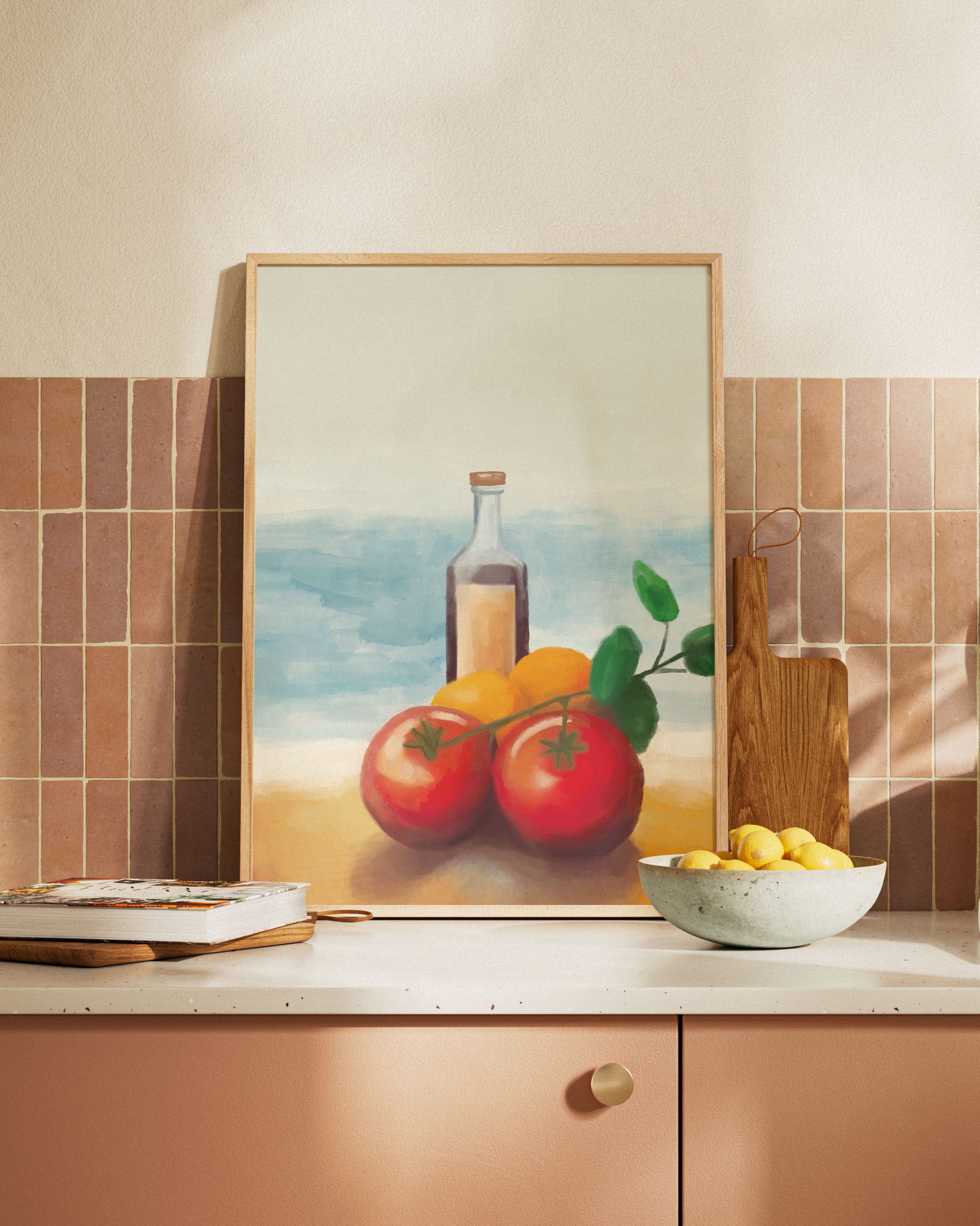 Mañana Poster – FineArt Wandbild, moderne Kunst & Fine Art Print von Spawnd, handgefertigt & Made in Germany