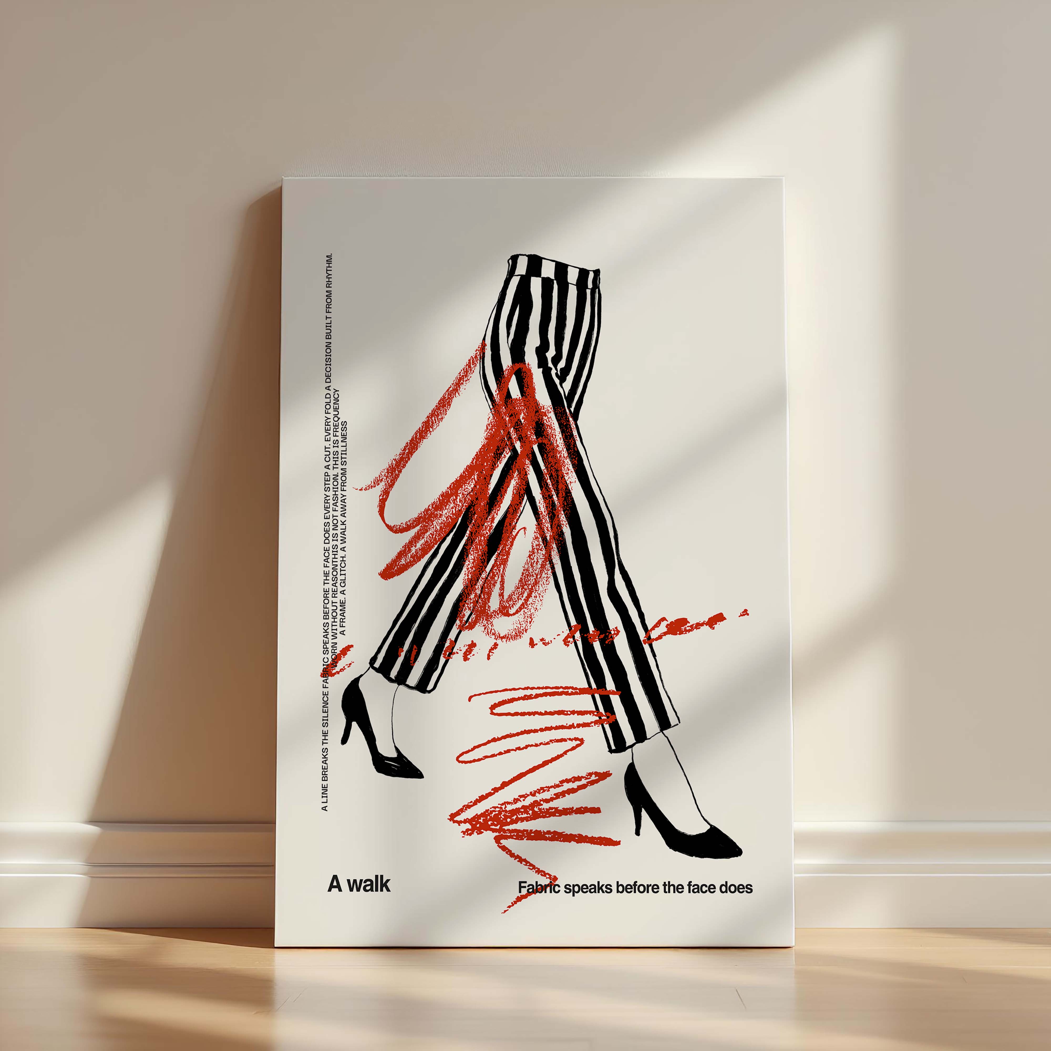 Illustration - Minimalistisch - Leinwand