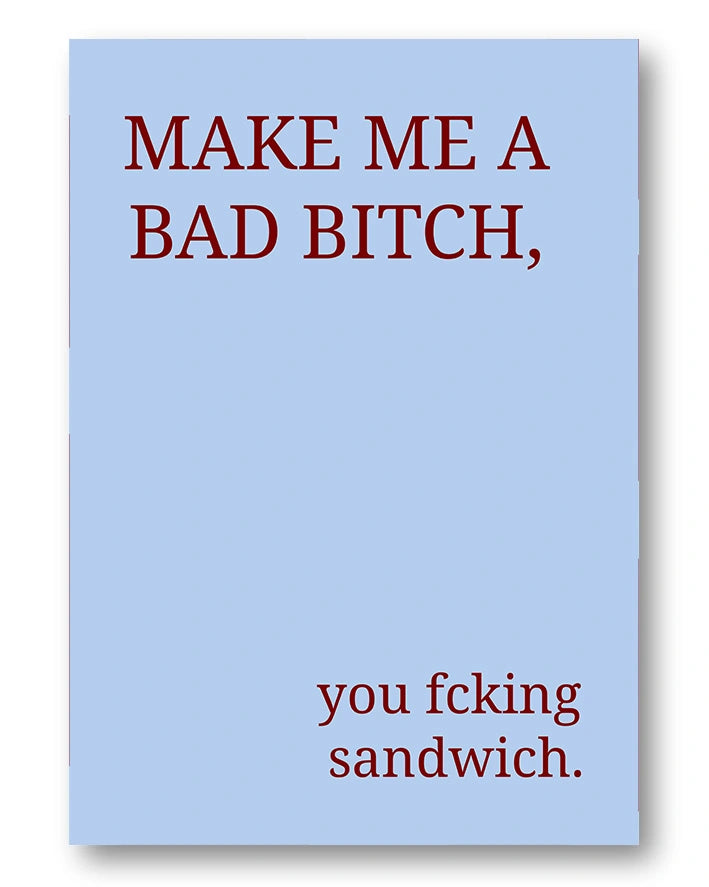 Sandwich Poster – FineArt Wandbild, moderne Kunst & Fine Art Print von Spawnd, handgefertigt & Made in Germany