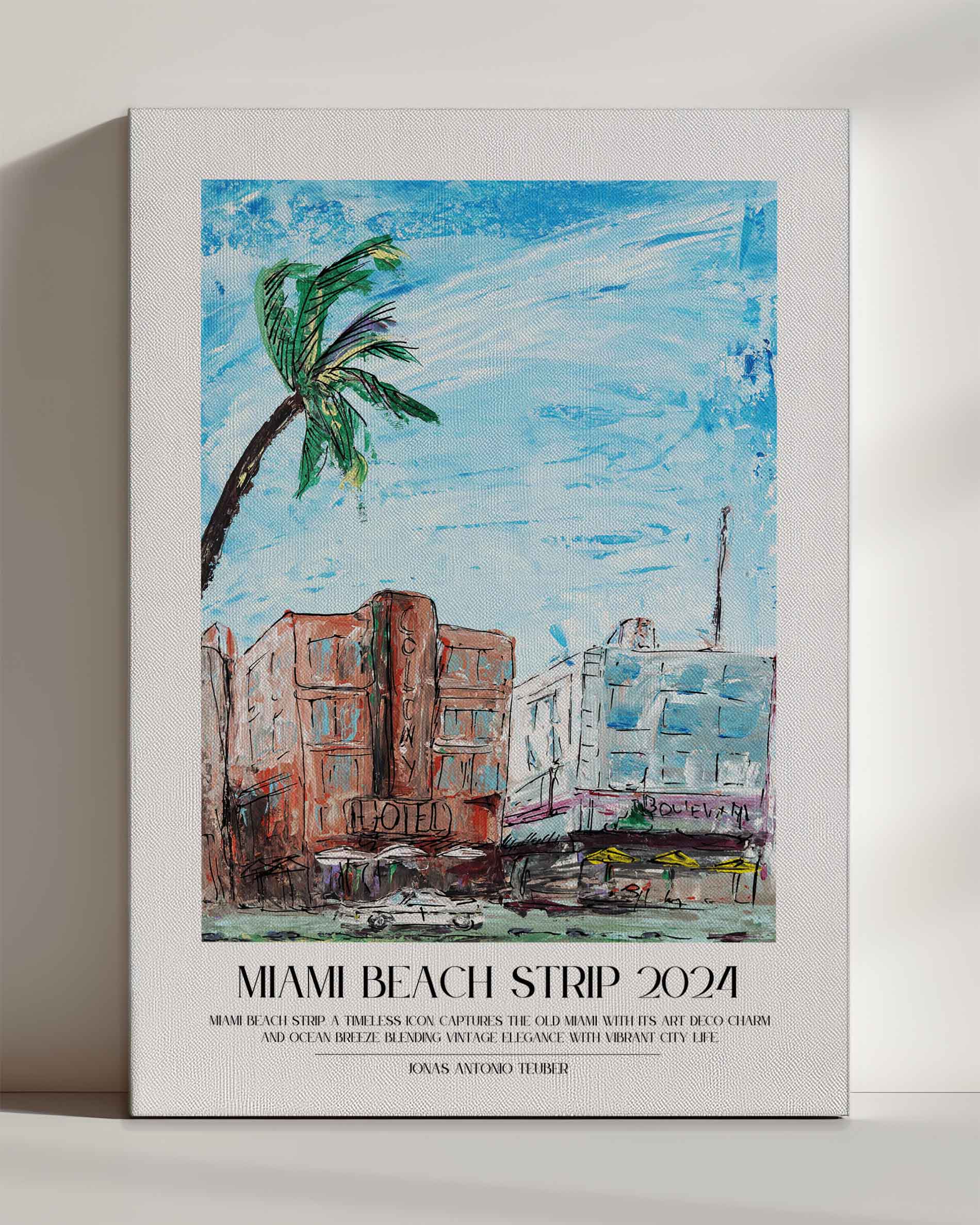 Miami Beach - Leinwand