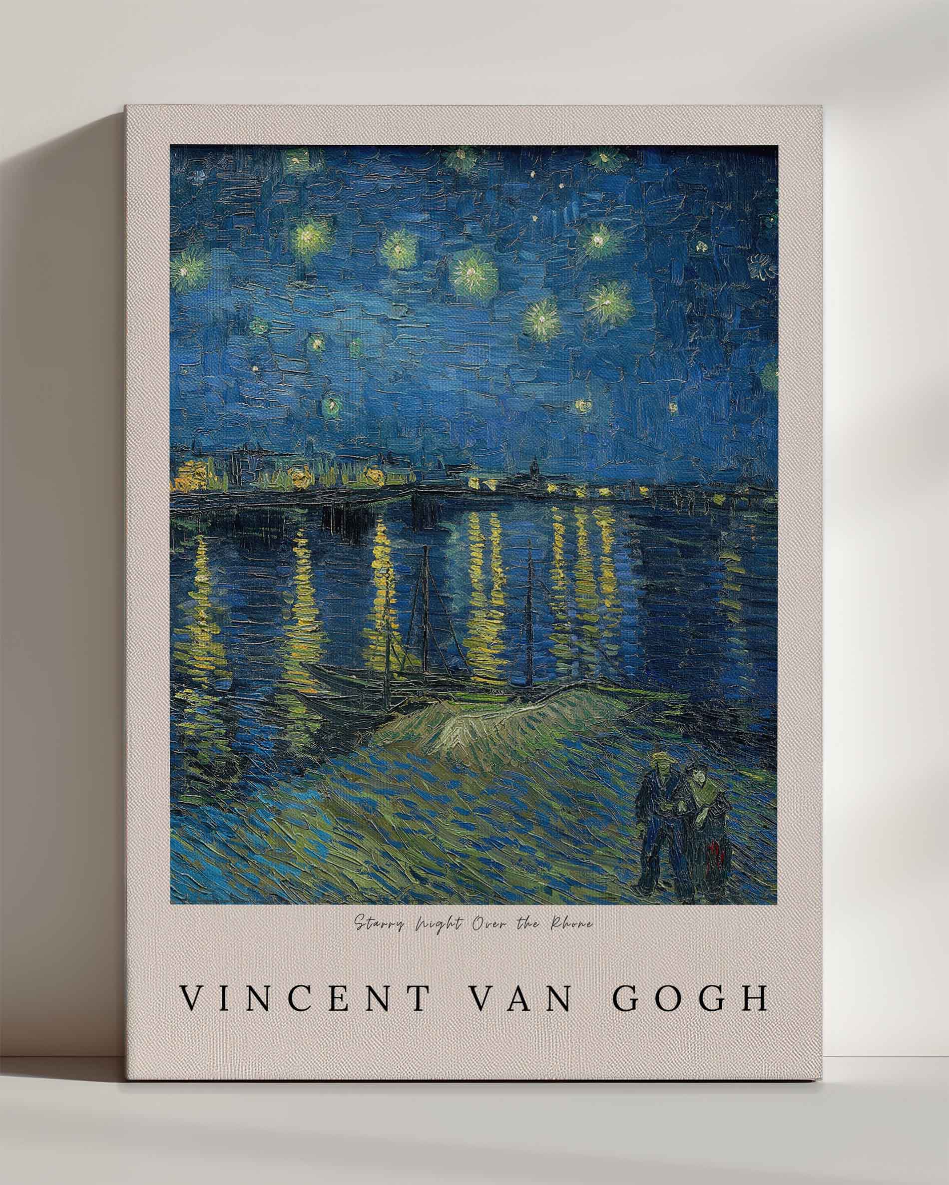 Starry Night over the Rhone - Leinwand