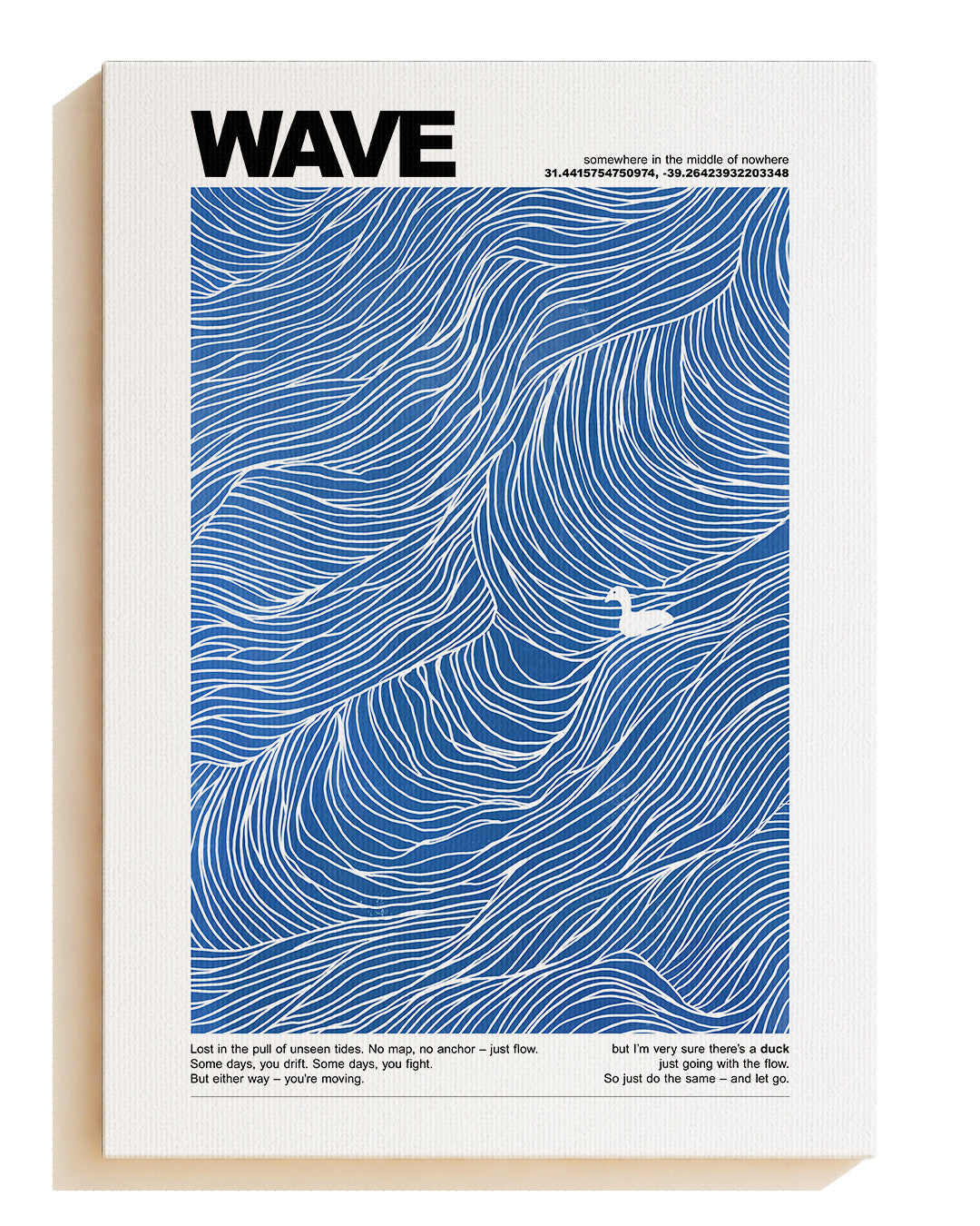Wave - Leinwand