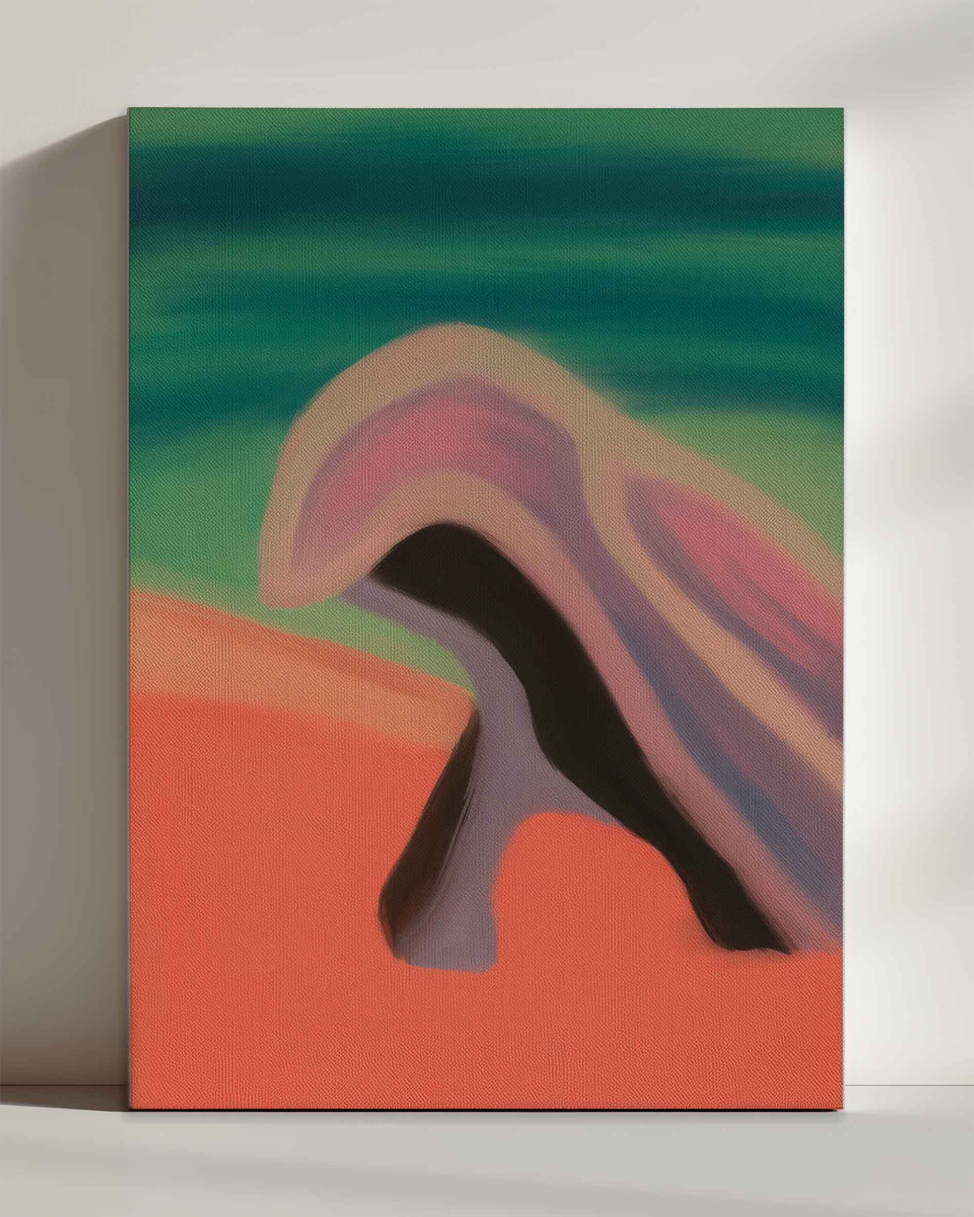 Bending Quietly - Leinwand
