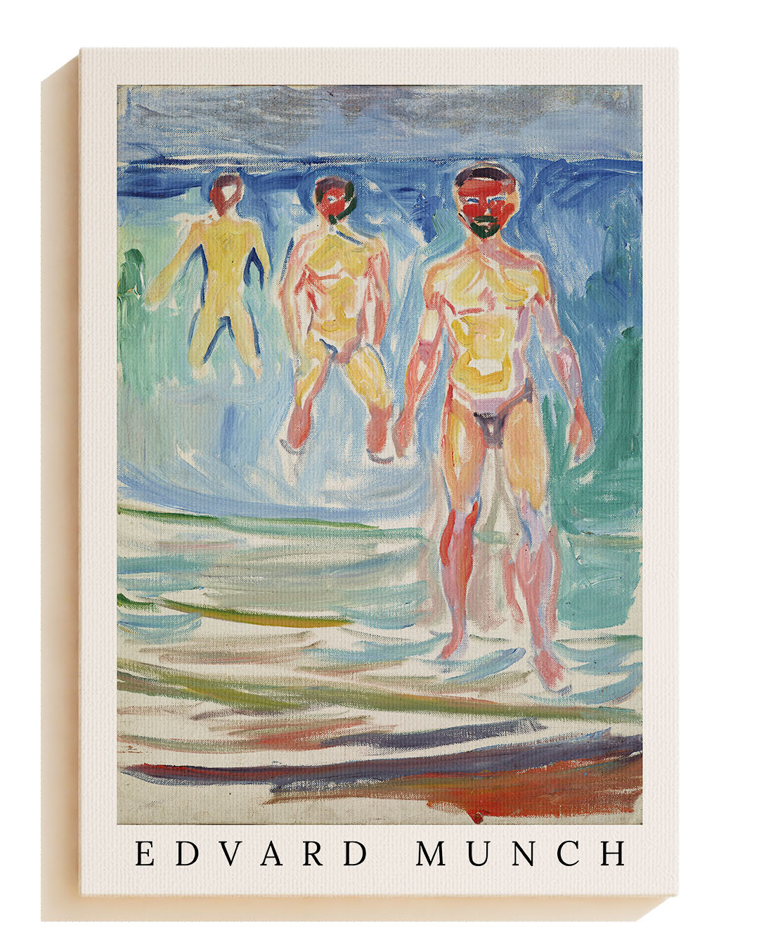Bathing Men - Leinwand