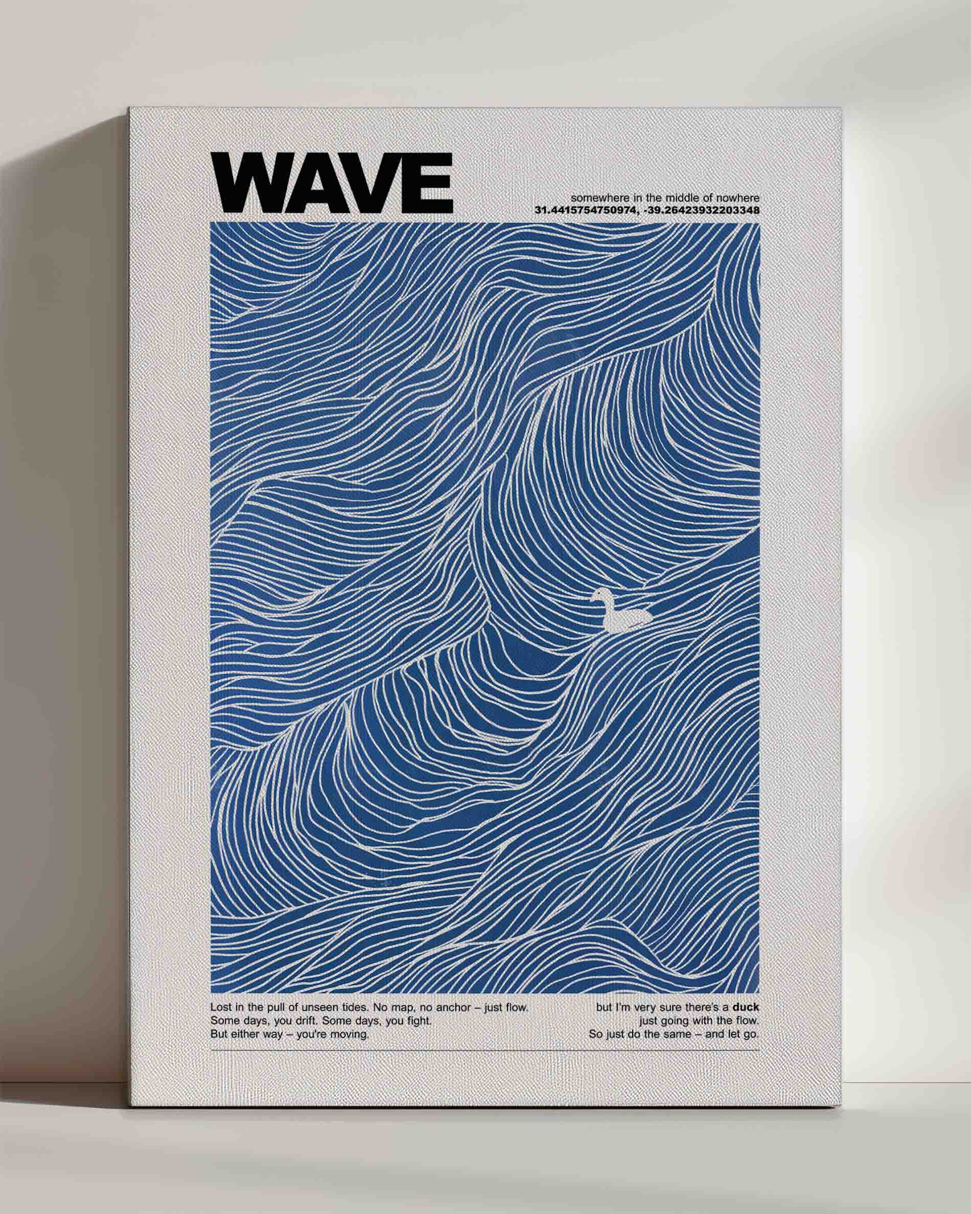 Wave - Leinwand