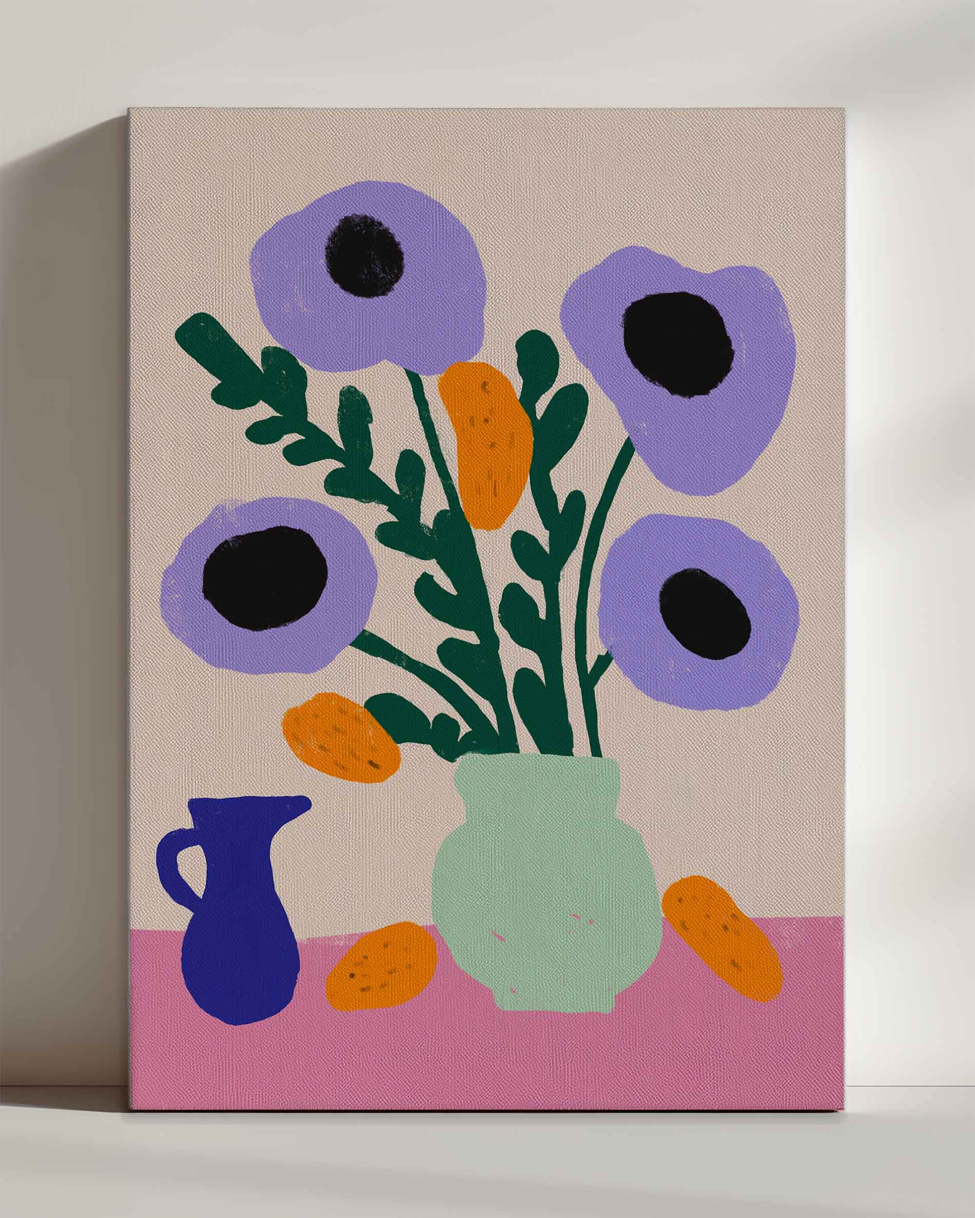Lavender Bloom & Citrus - Leinwand