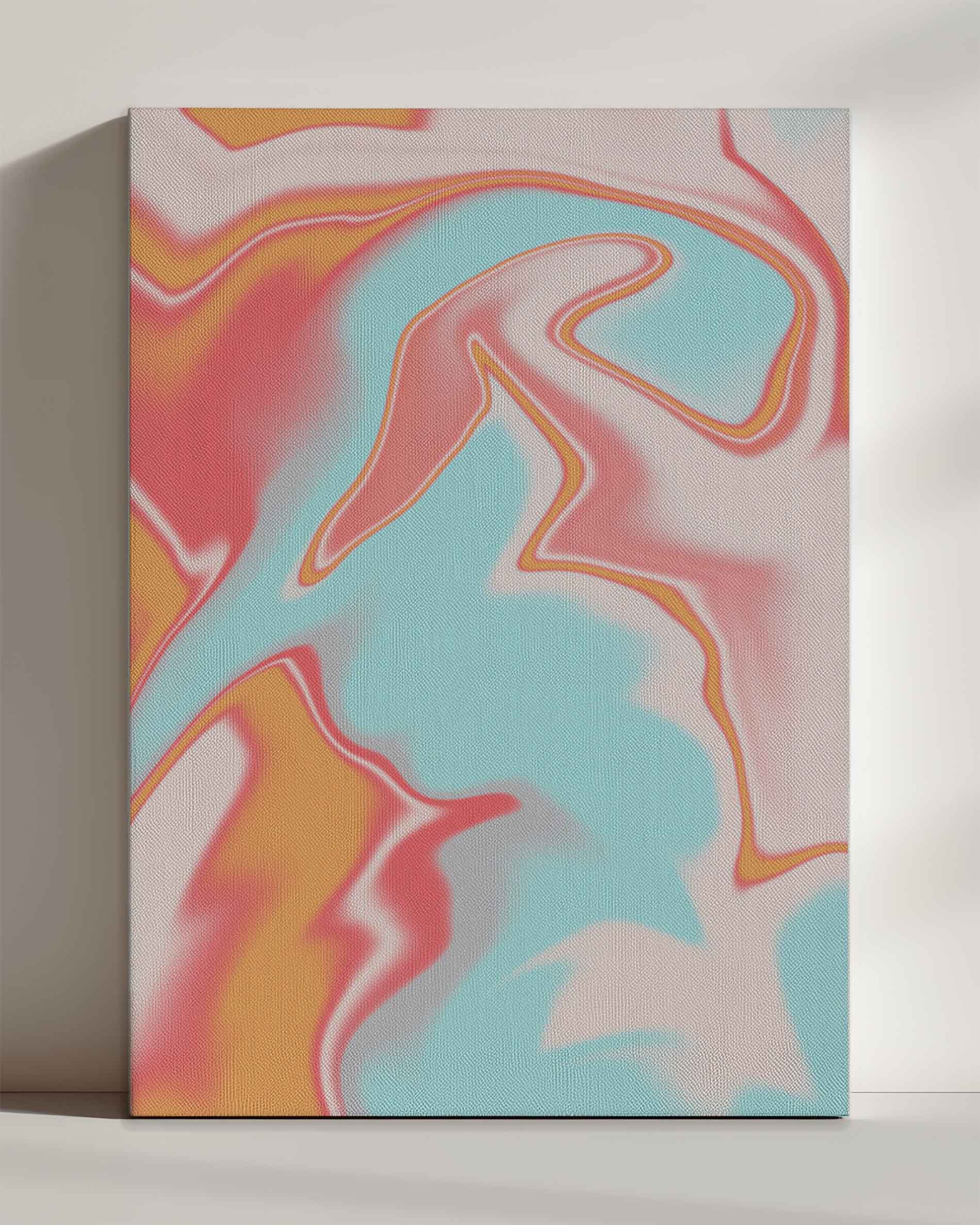 Laguna del volcan - Canvas