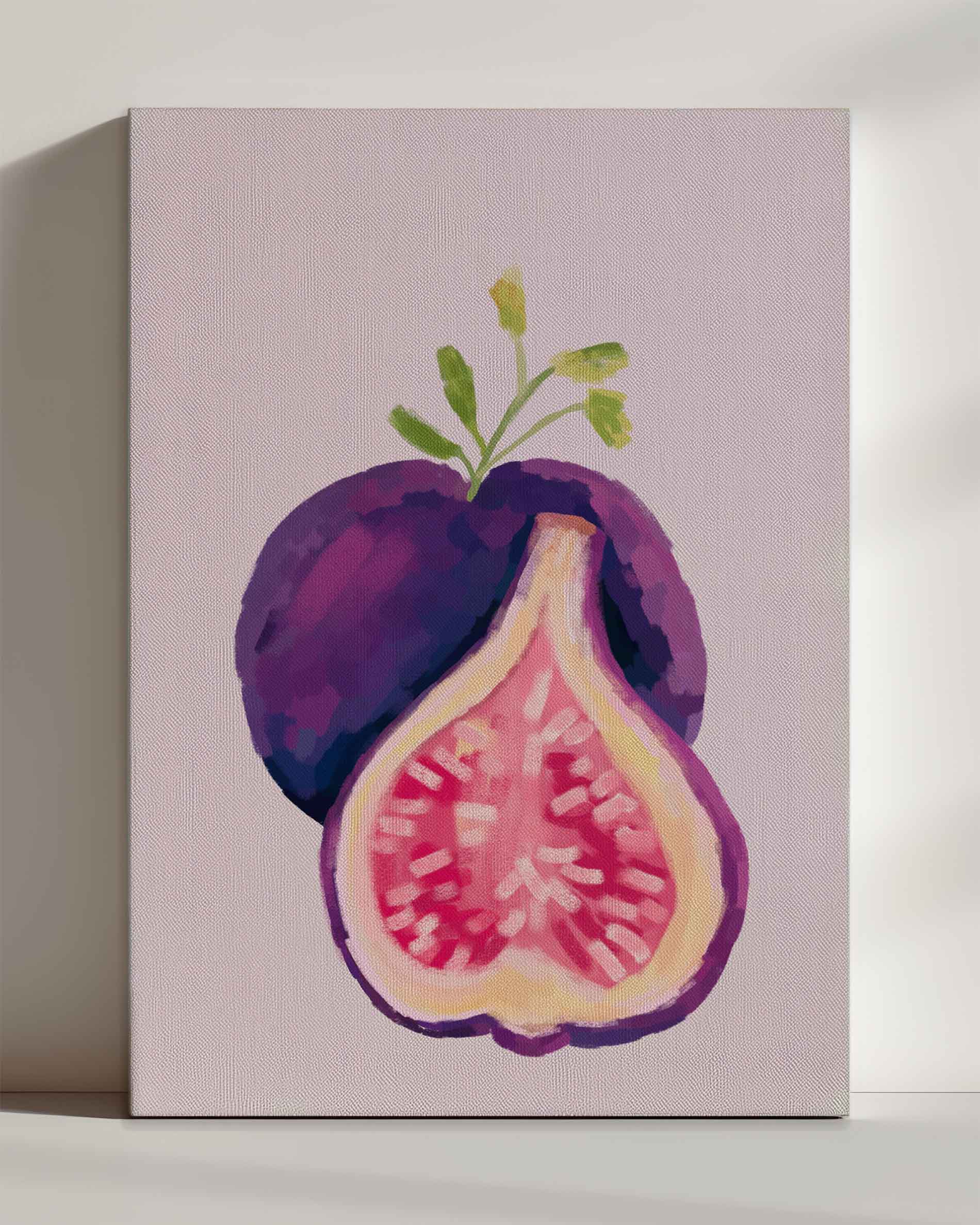 Une figue fraîche - canvas